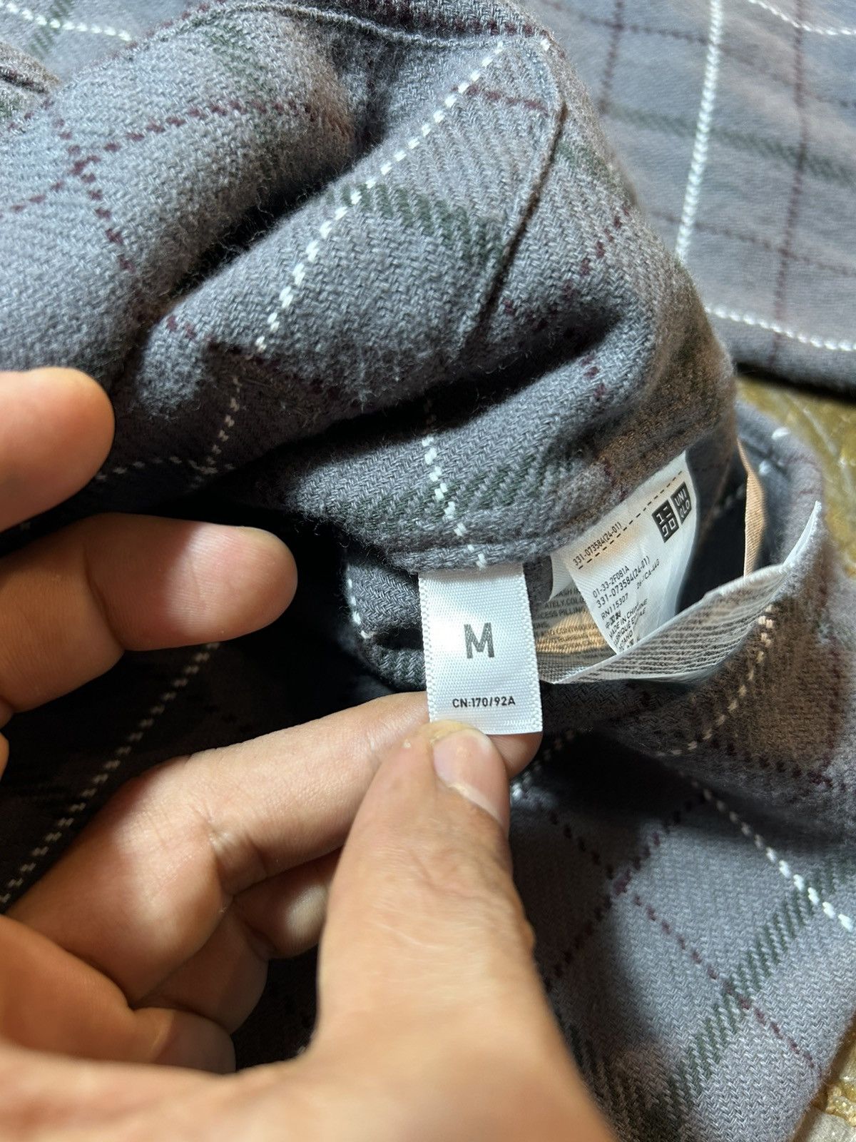 Undercover × Uniqlo Uniqlo Undercover Flannel Button Up Shirt Size US M / EU 48-50 / 2 - 12 Thumbnail