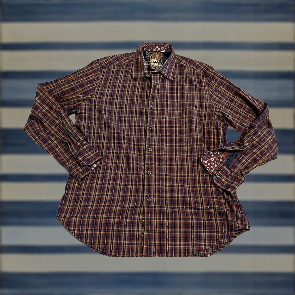 Robert Graham Robert Graham Long Sleeve Button-Up Plaid Shirt Mens XL Size US XL / EU 56 / 4 - 1 Thumbnail