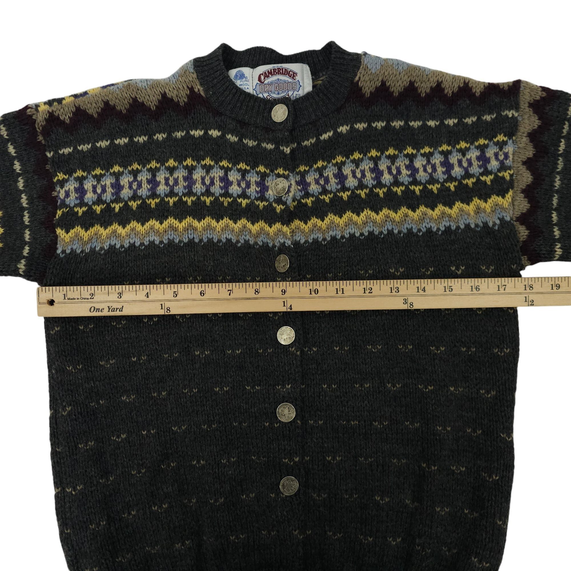 Other Cambridge Dry Goods Sweater Button Front Women S Vintage USA Size S / US 4 / IT 40 - 4 Thumbnail