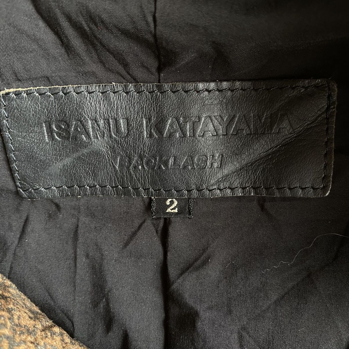 Isamu Katayama Backlash Isamu Katayama Brown Quote Leather Jacket Size US S / EU 44-46 / 1 - 6 Thumbnail