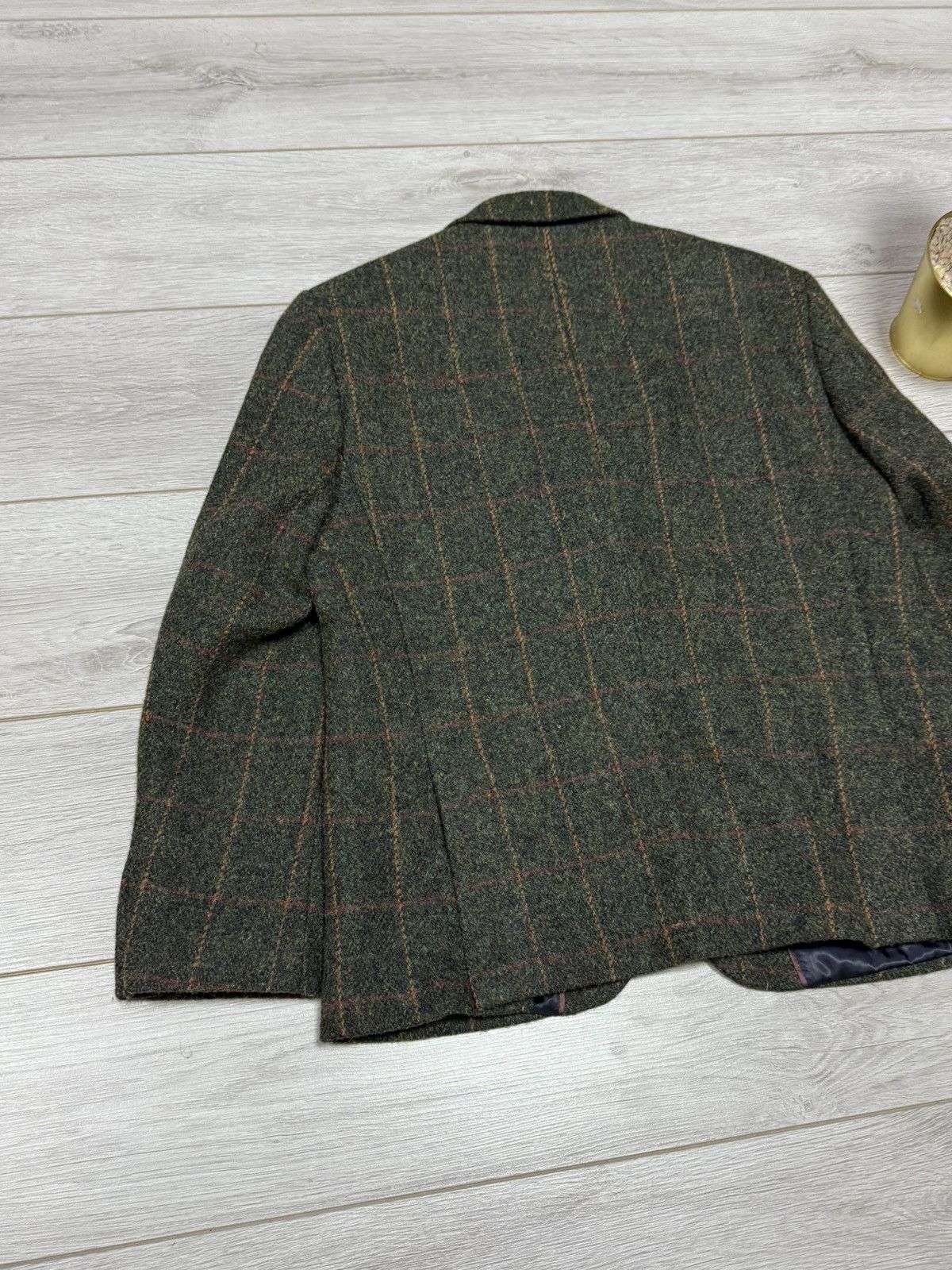 Harris Tweed Harris Tweed wool M&S vintage woven blazer tuxedo 2 buttons Size US M / EU 48-50 / 2 - 11 Thumbnail