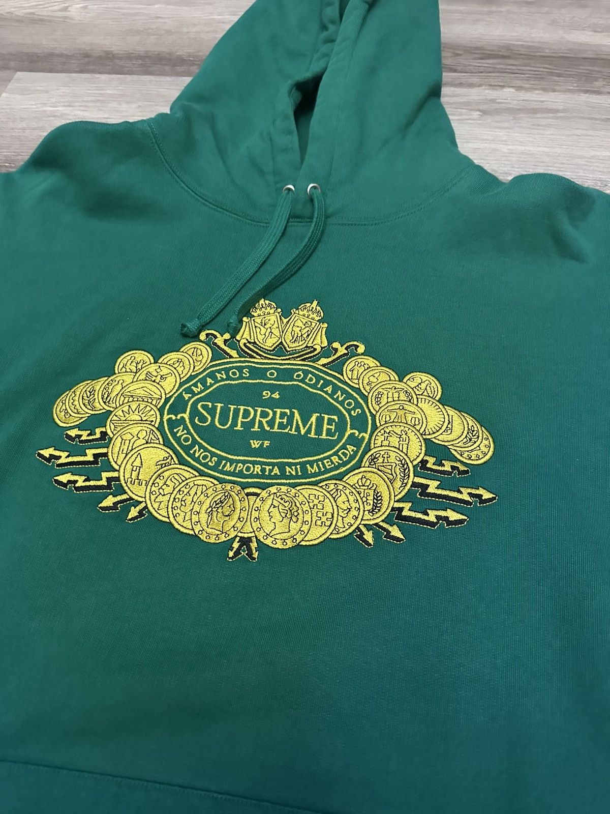 Supreme Love or Hate Hooded Sweatshirt Size US XL / EU 56 / 4 - 2 Thumbnail