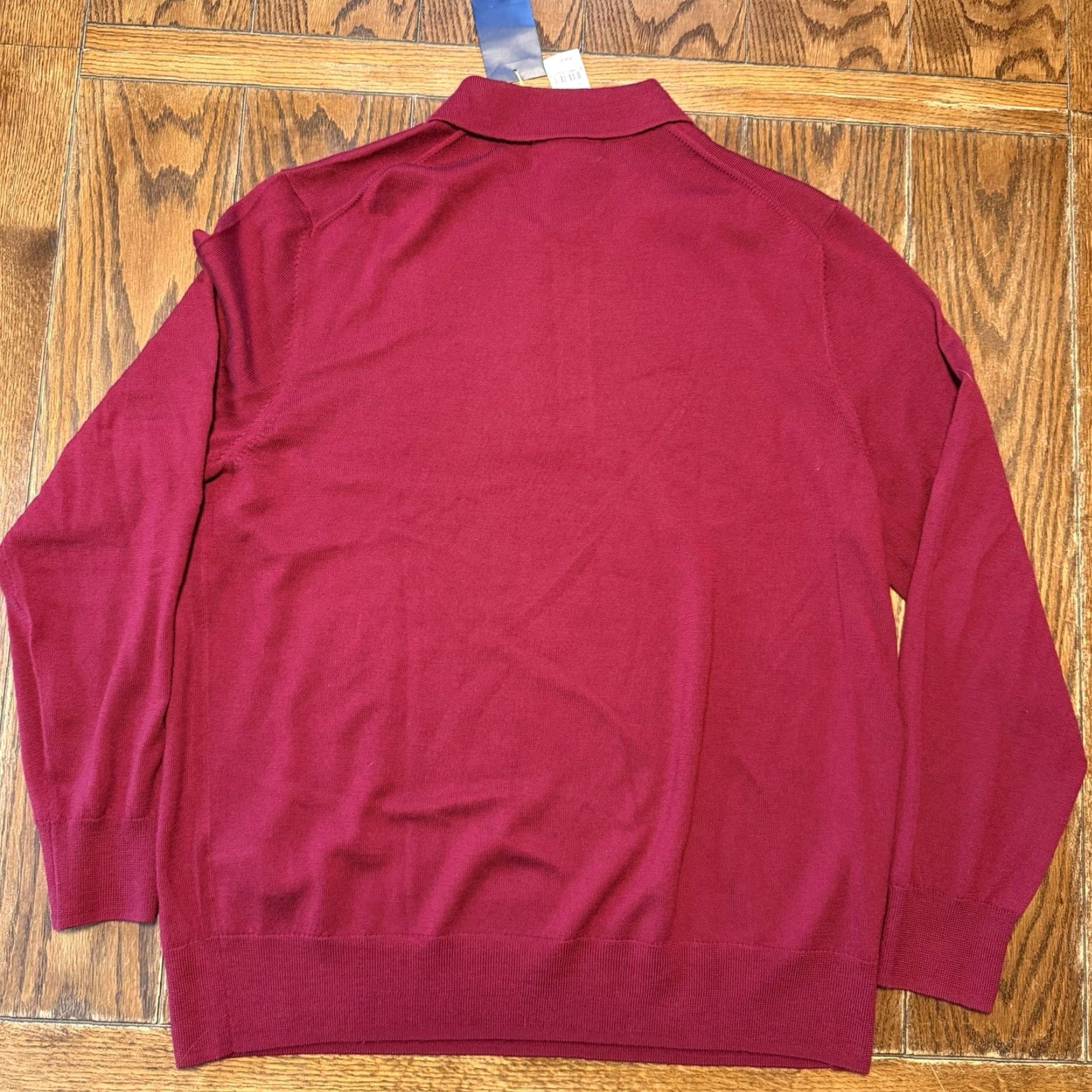 Brooks Brothers Brooks Brothers Shirt Mens XL Red Merino Wool Polo Long Sleeve Pullover NEW Regular Fit Size US XL / EU 56 / 4 - 4 Thumbnail