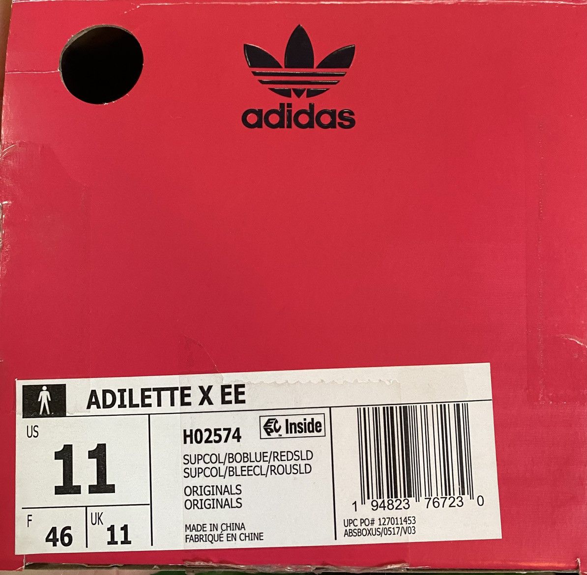 Adidas × Eric Emanuel Adidas x Eric Emanuel Adilette Slides Size US 11 / EU 44 - 5 Thumbnail