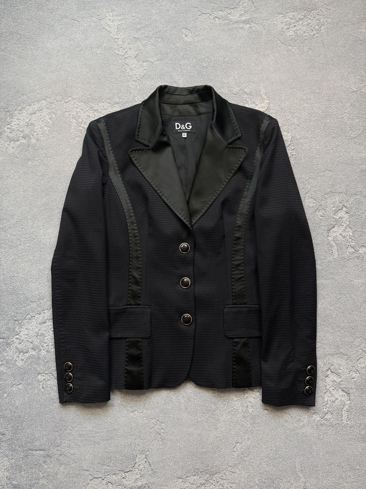 Dolce & Gabbana Luxury Dolce & Gabbana Smoking Blazer Size US S / EU 44-46 / 1 - 1 Thumbnail