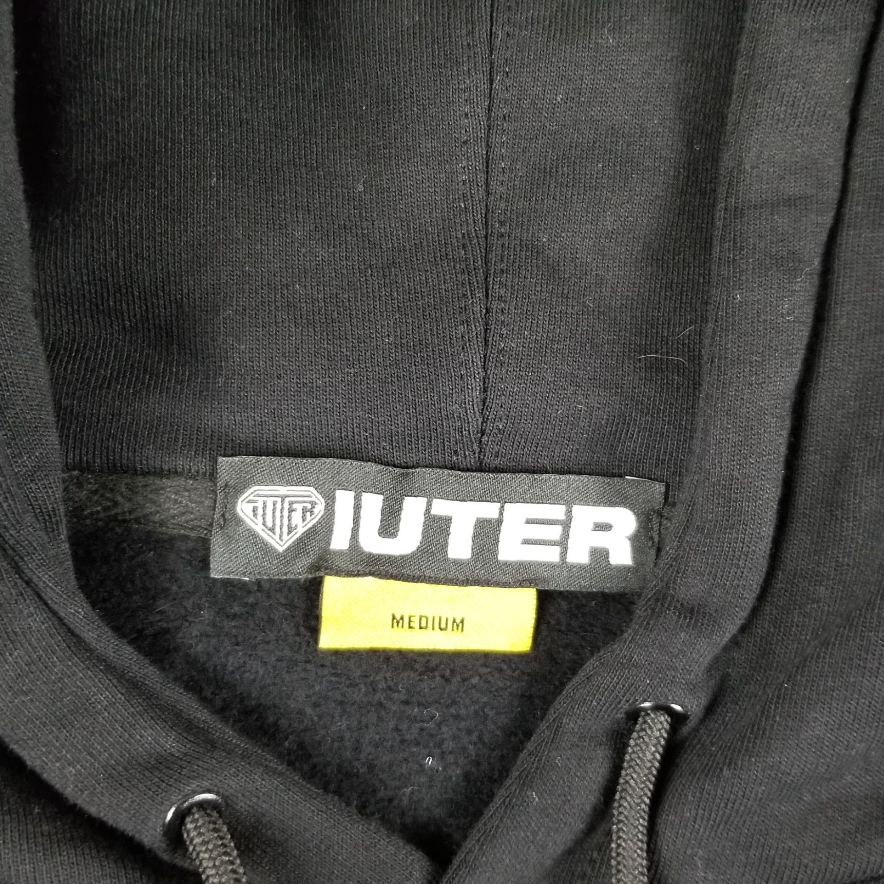 Vintage IUTER Hoodie Skeleton Logo Sweatshirt M Adult Black Cotton Pullover Skull Streetwear Italy 2000s Style Mens Size US M / EU 48-50 / 2 - 3 Thumbnail