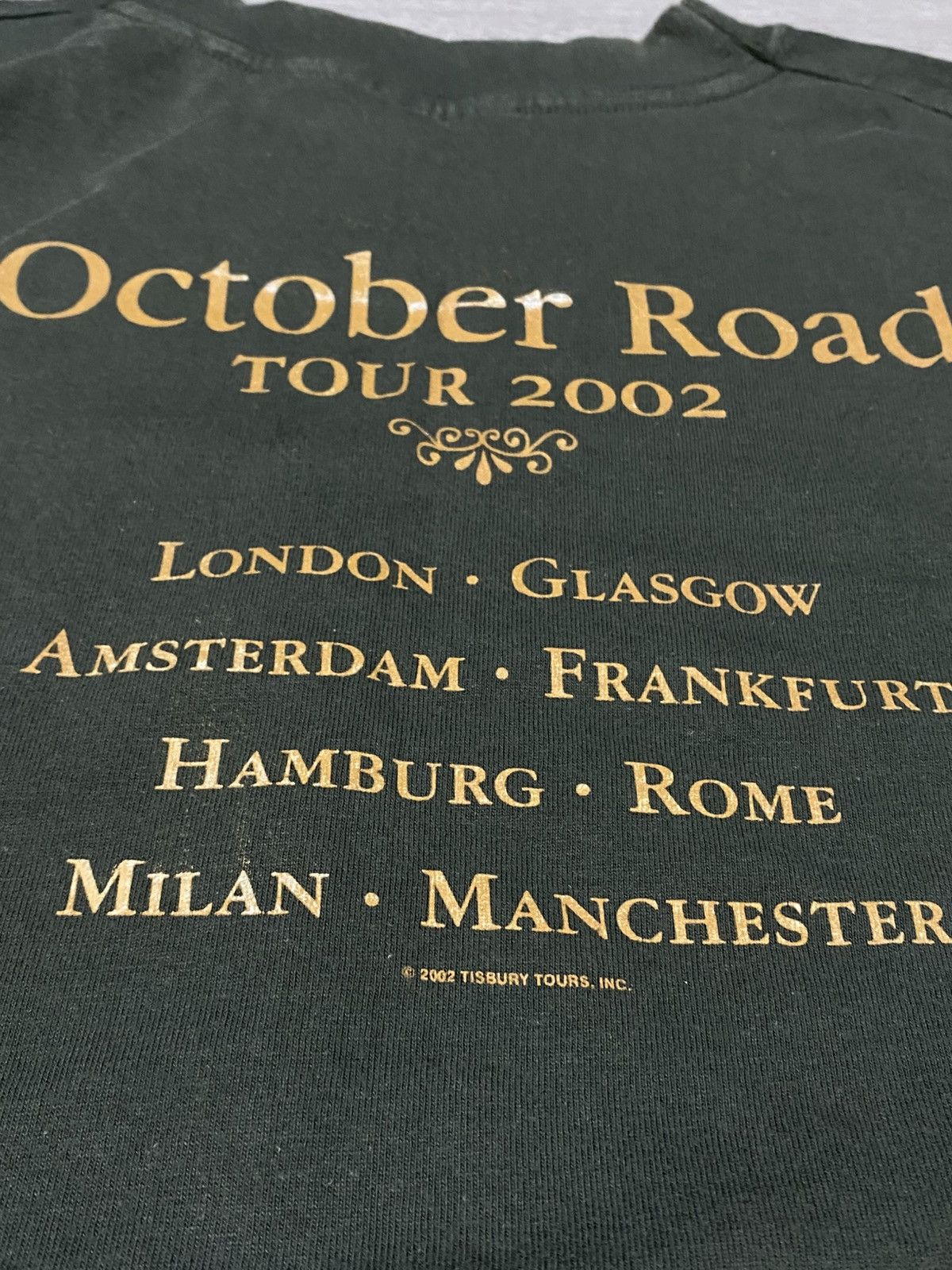 Band Tees Vintage 2002 James Taylor Oct Rd Tour Tee Shirt Double Sided Size US XL / EU 56 / 4 - 2 Thumbnail