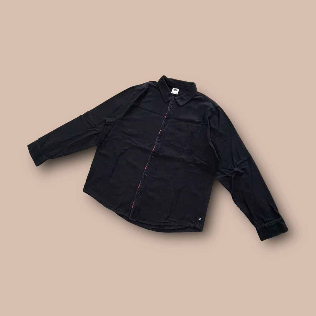 Nike SB Nike SB Flannel Button Up Black Shirt Size US L / EU 52-54 / 3 - 1 Thumbnail