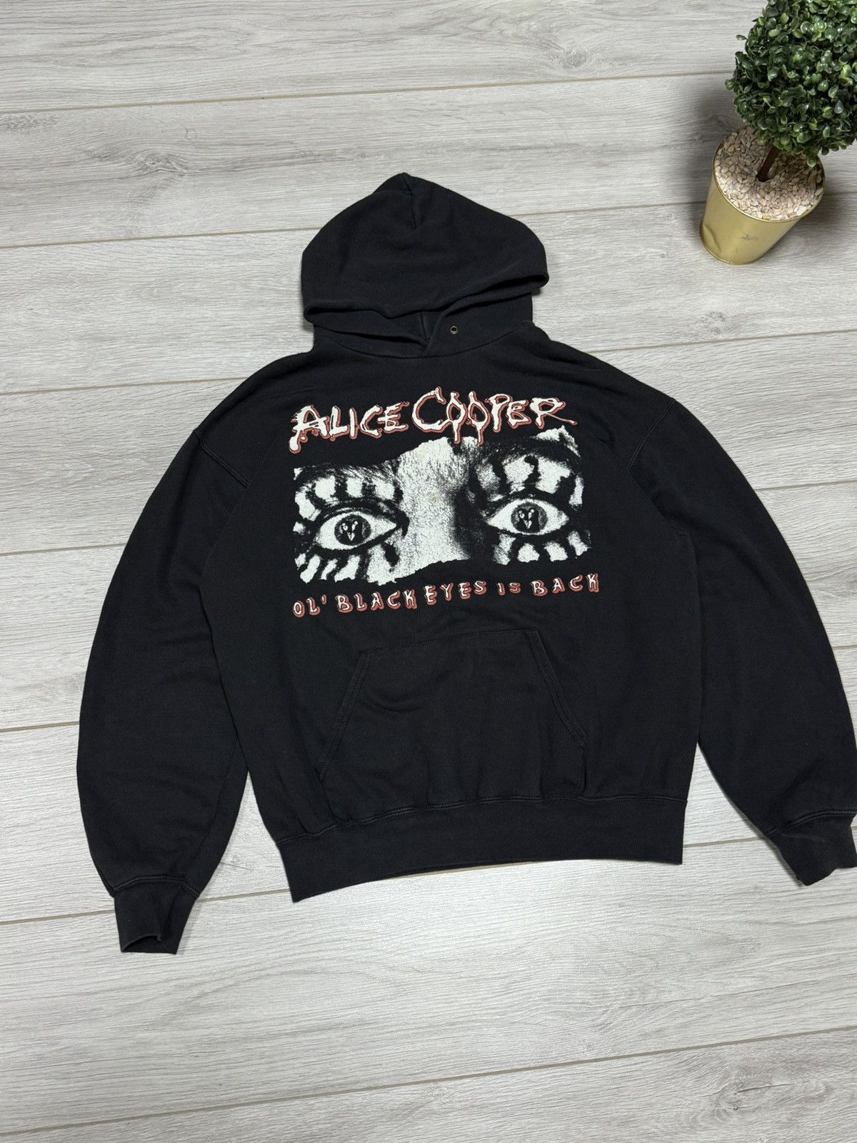 Vintage Alice Cooper black eyes is back tour hoodie vintage 2019 Size US M / EU 48-50 / 2 - 3 Thumbnail
