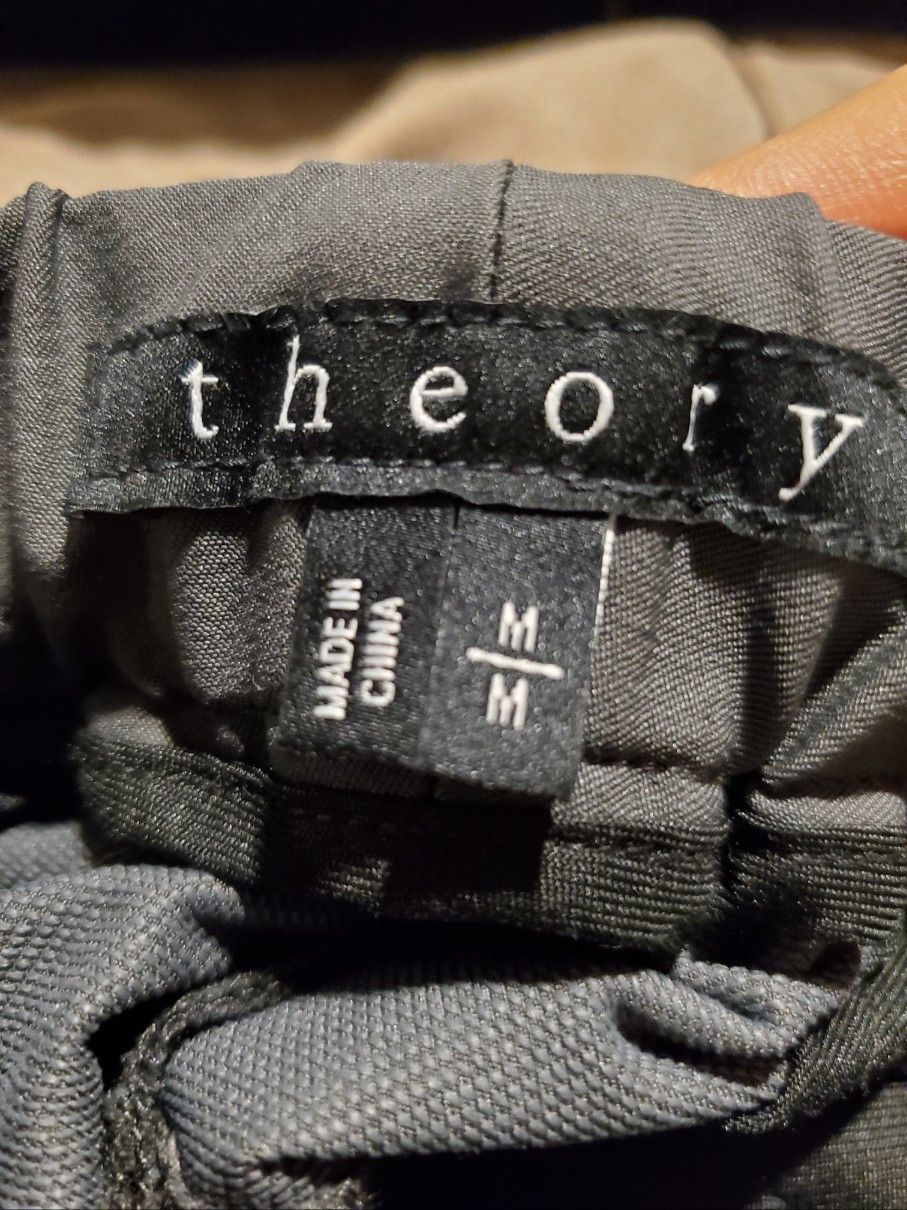 Theory Theory Tech Jogger Zipper Pants Sz. M Size US 32 / EU 48 - 4 Thumbnail