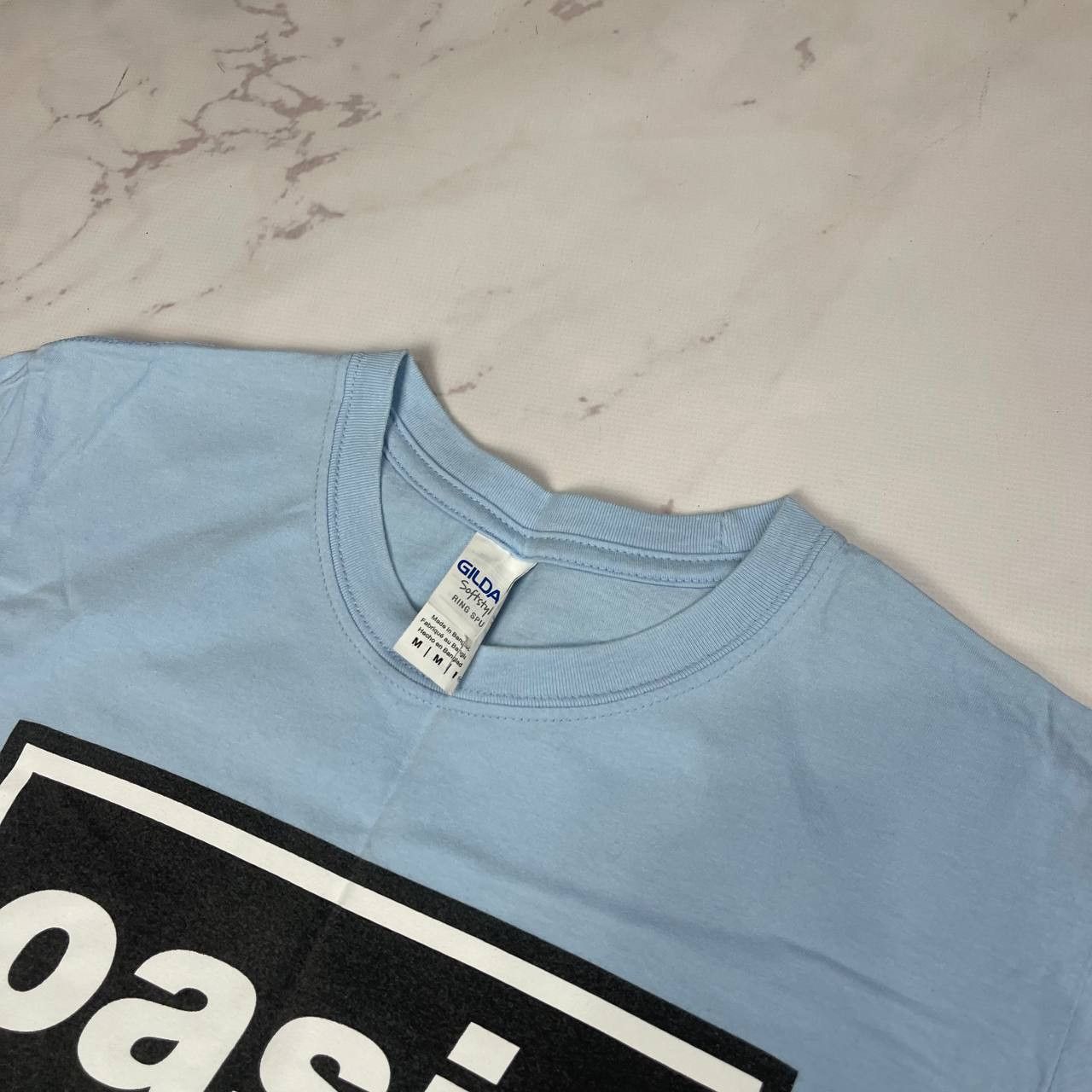 Vintage Oasis Classic Band Logo Blue T-Shirt Size Medium Size US M / EU 48-50 / 2 - 7 Thumbnail