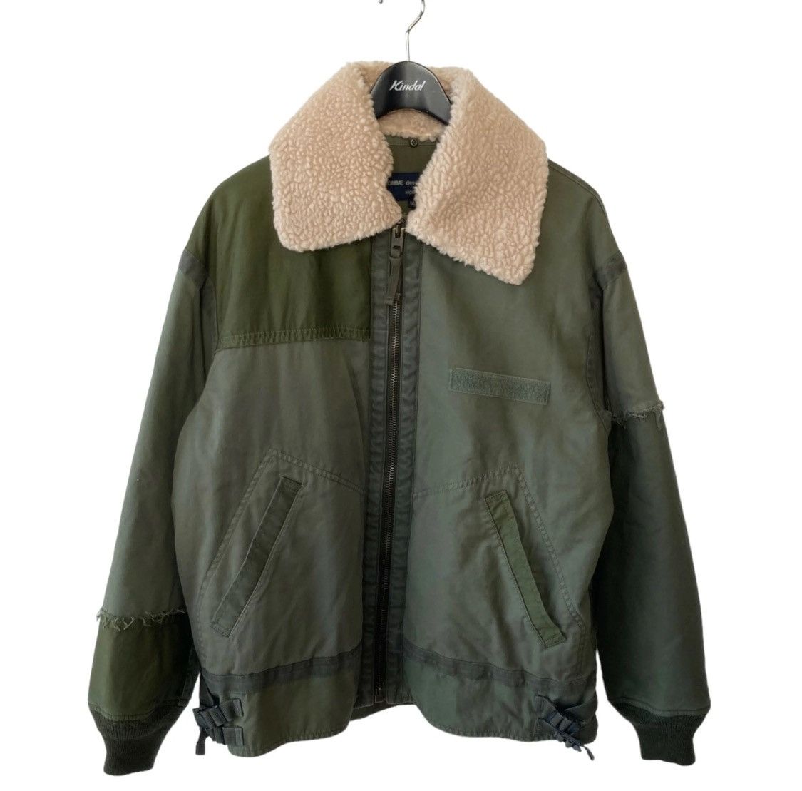 Comme des Garcons Homme Comme des Garçons Homme Men's Sherpa Collar Jacket in Khaki Size US S / EU 44-46 / 1 - 1 Thumbnail