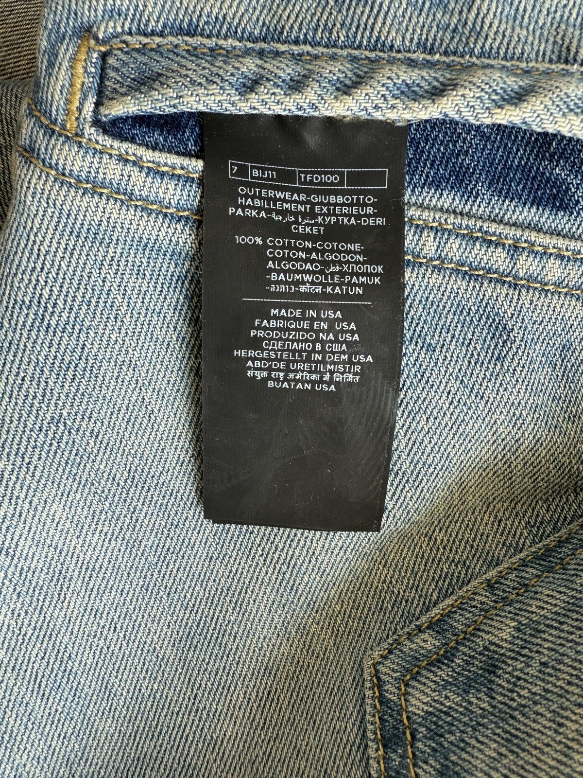 Tom Ford Tom Ford Medium Wash Denim Jacket Size US XXL / EU 58 / 5 - 10 Thumbnail