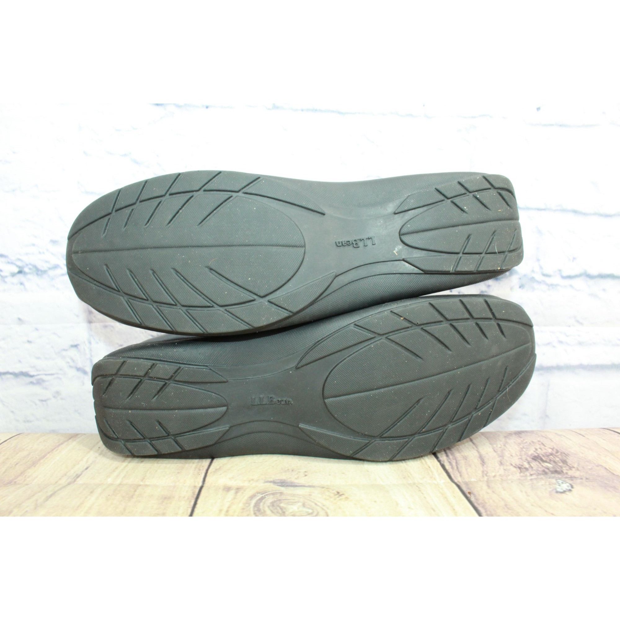 L.L. Bean LL Bean Leather Slip On Flat Moccasin Loafer Shoes Size 9 M Size US 9 / IT 39 - 9 Thumbnail