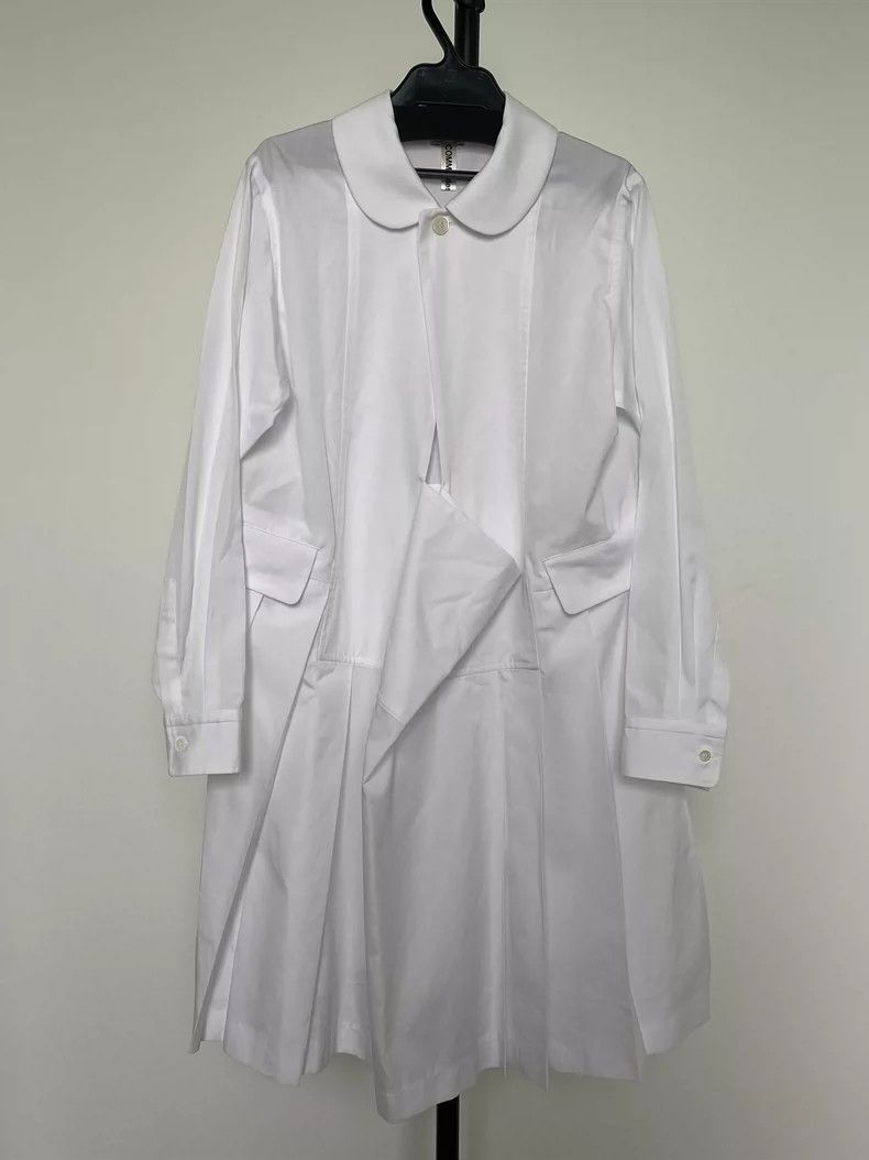 Comme des Garcons Comme Des Garcons One Button Pleated Shirt Dress Size S / US 4 / IT 40 - 1 Thumbnail