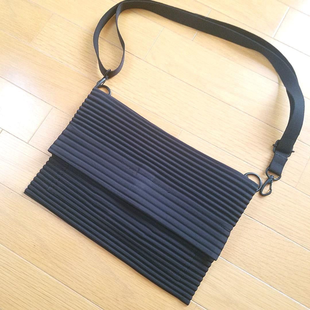 Issey Miyake Homme Plisse Pleated Messenger Bag