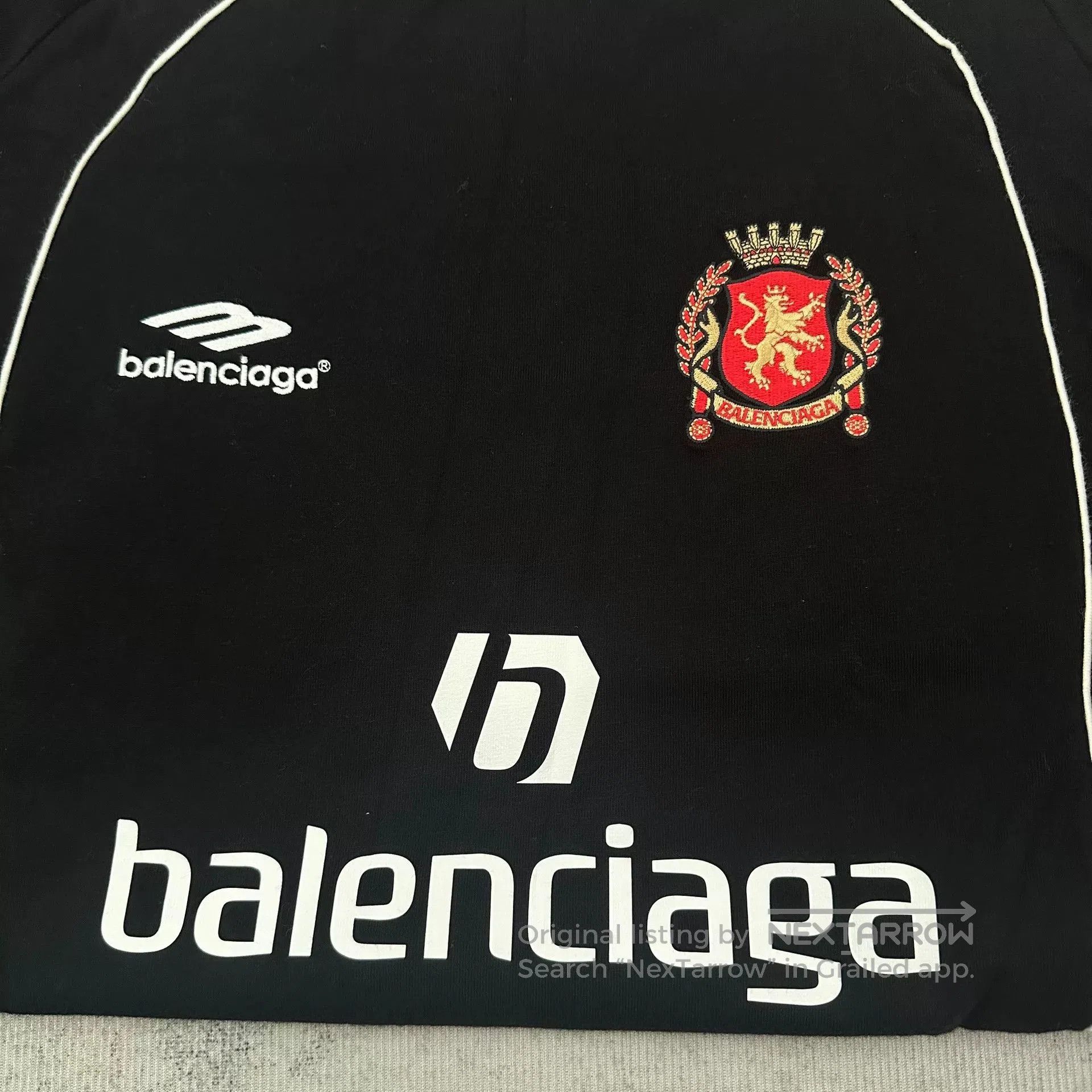 Balenciaga black paris football short sleeve shirt. Size US S / EU 44-46 / 1 - 8 Thumbnail