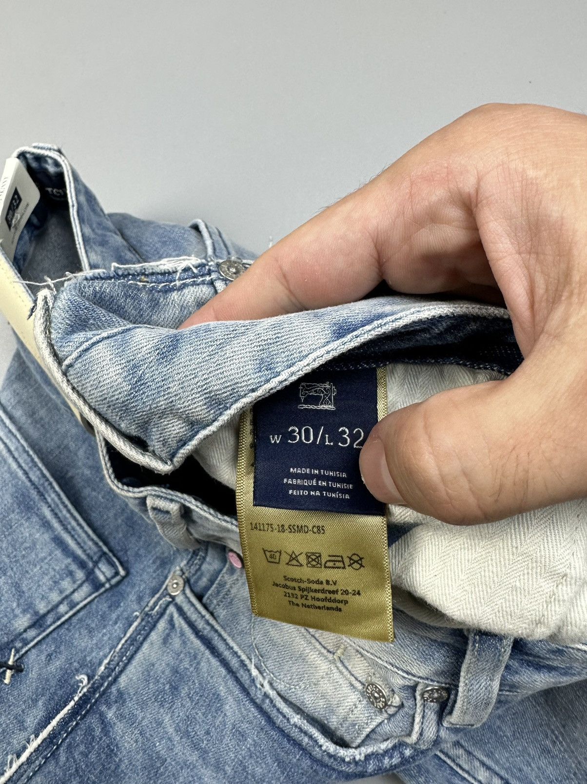 Scotch & Soda Scotch&Soda Rip Style Washed blue outside seam style Size US 30 / EU 46 - 6 Thumbnail