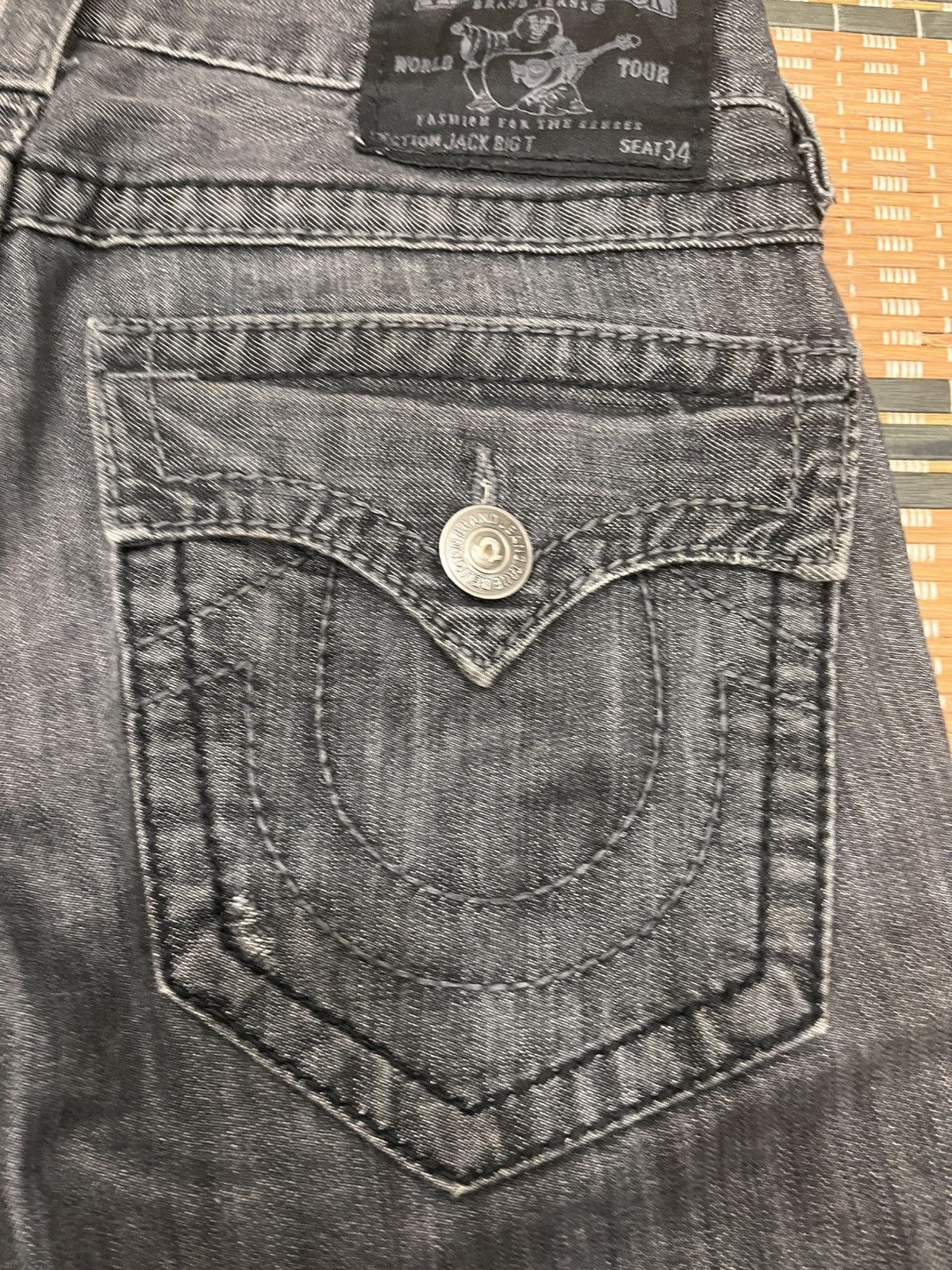 True Religion True Religion Jack Big T Distressed Denim Size US 32 / EU 48 - 9 Thumbnail