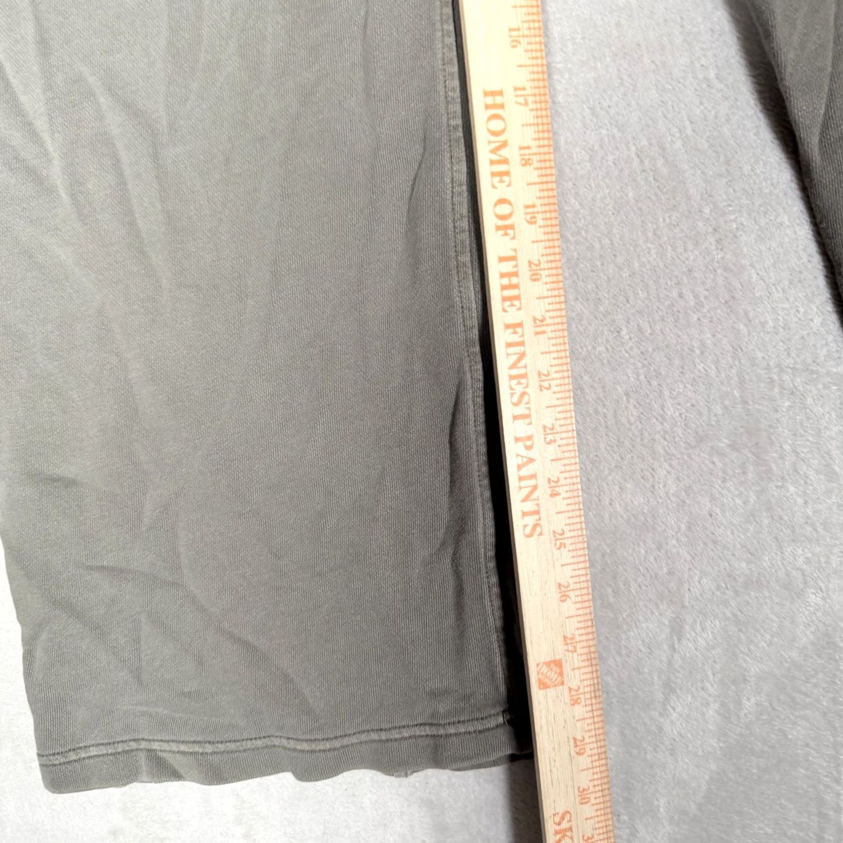 Vintage Aerie Pants Womens Large Green Cozycore Minimalist Wide Leg Fleece Sweatpants Size 36" / US 14 / IT 50 - 8 Thumbnail