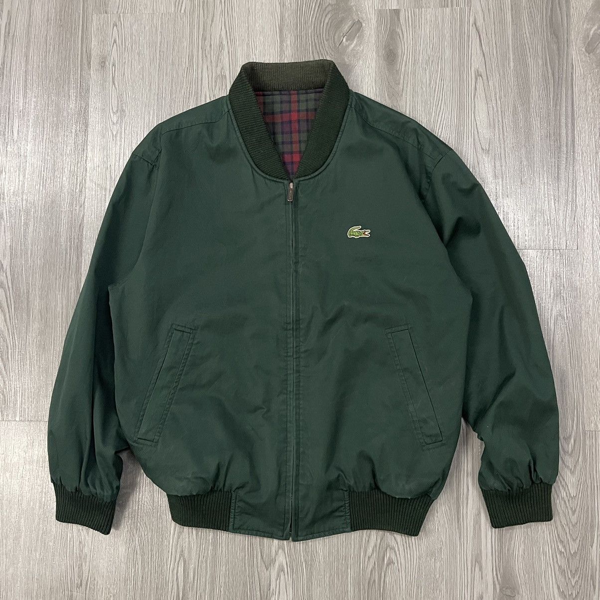 Lacoste × Vintage Vintage Lacoste Reversible Bomber Jacket Size US L / EU 52-54 / 3 - 10 Thumbnail