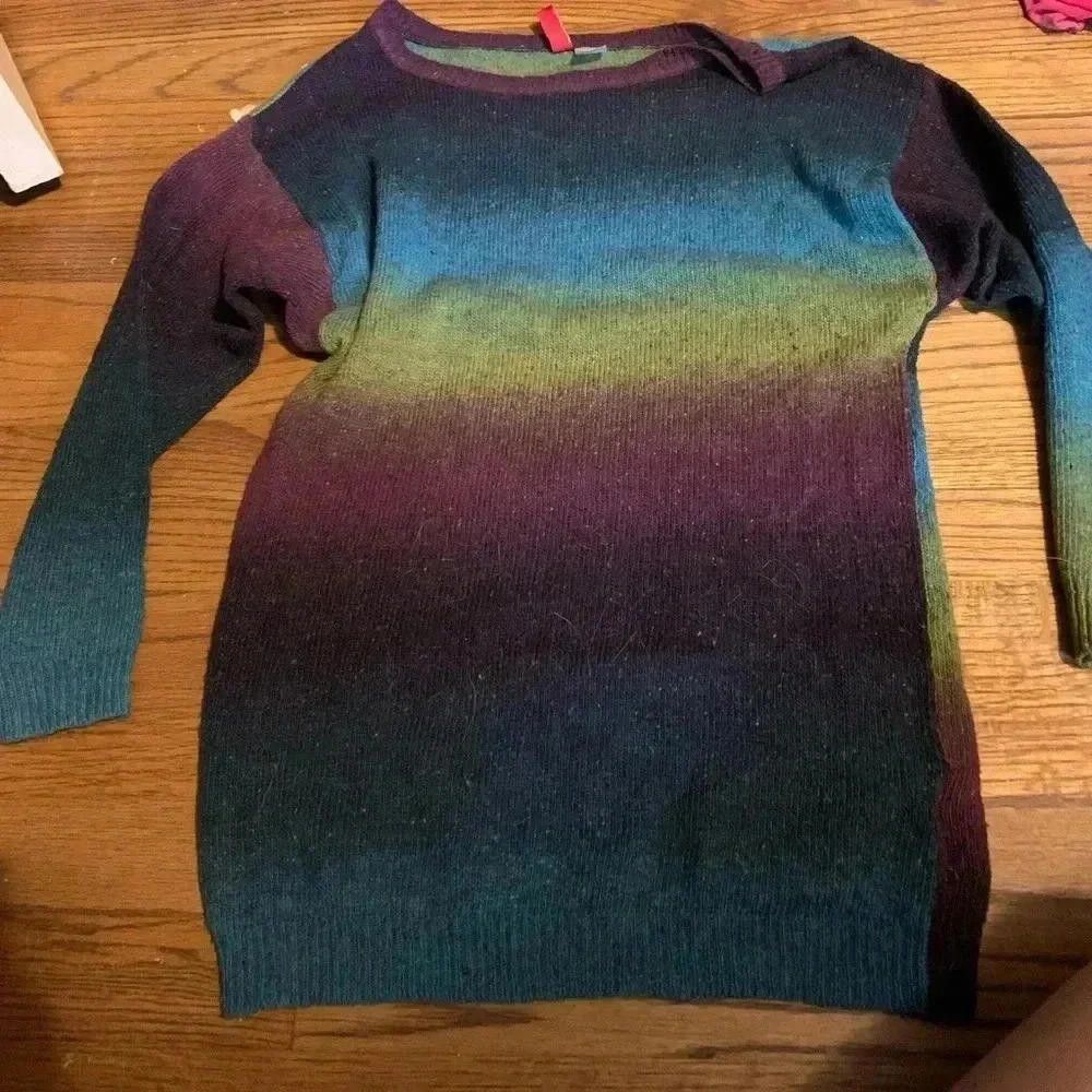 H&M H&M Women's Colorful Gradient Sweater Size XS / US 0-2 / IT 36-38 - 3 Thumbnail