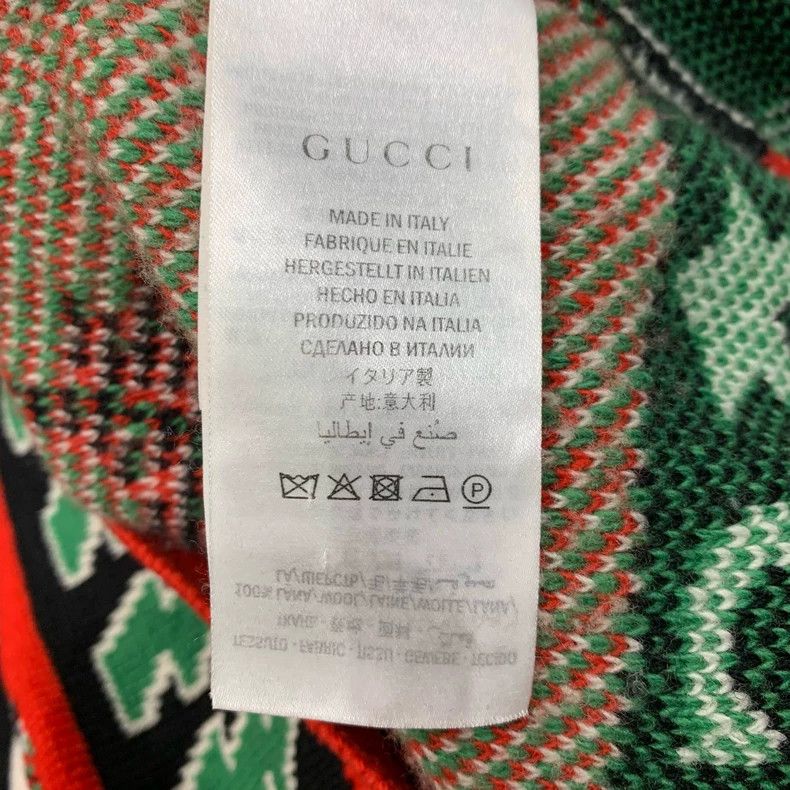 Gucci GucciColor-blocked knitted wool cardigan jacket 2503-Nextar Size US M / EU 48-50 / 2 - 5 Thumbnail