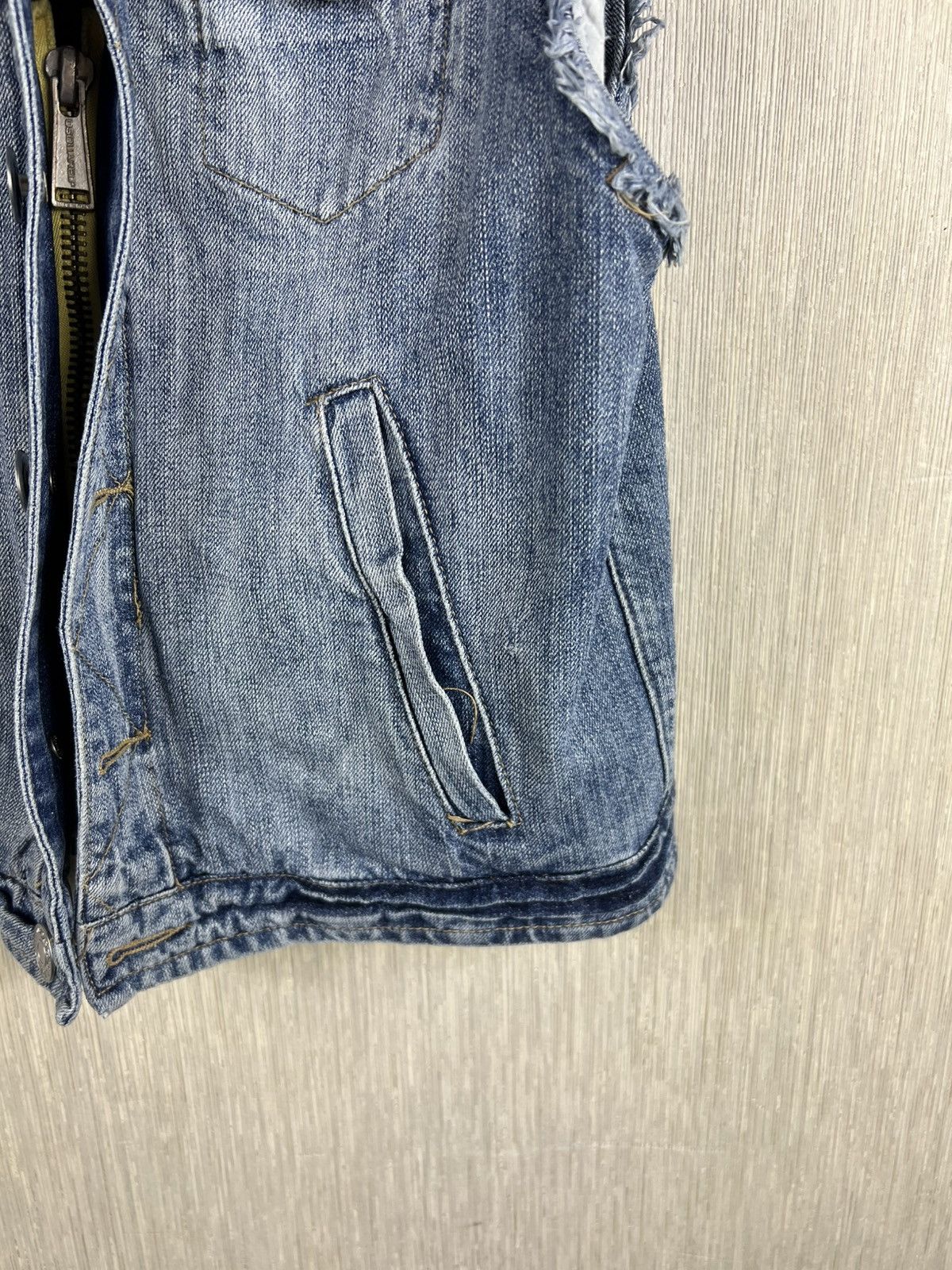 Dsquared2 Archive Dsquared2 denim sleeveless vest zip jacket vintage Size US M / EU 48-50 / 2 - 8 Thumbnail