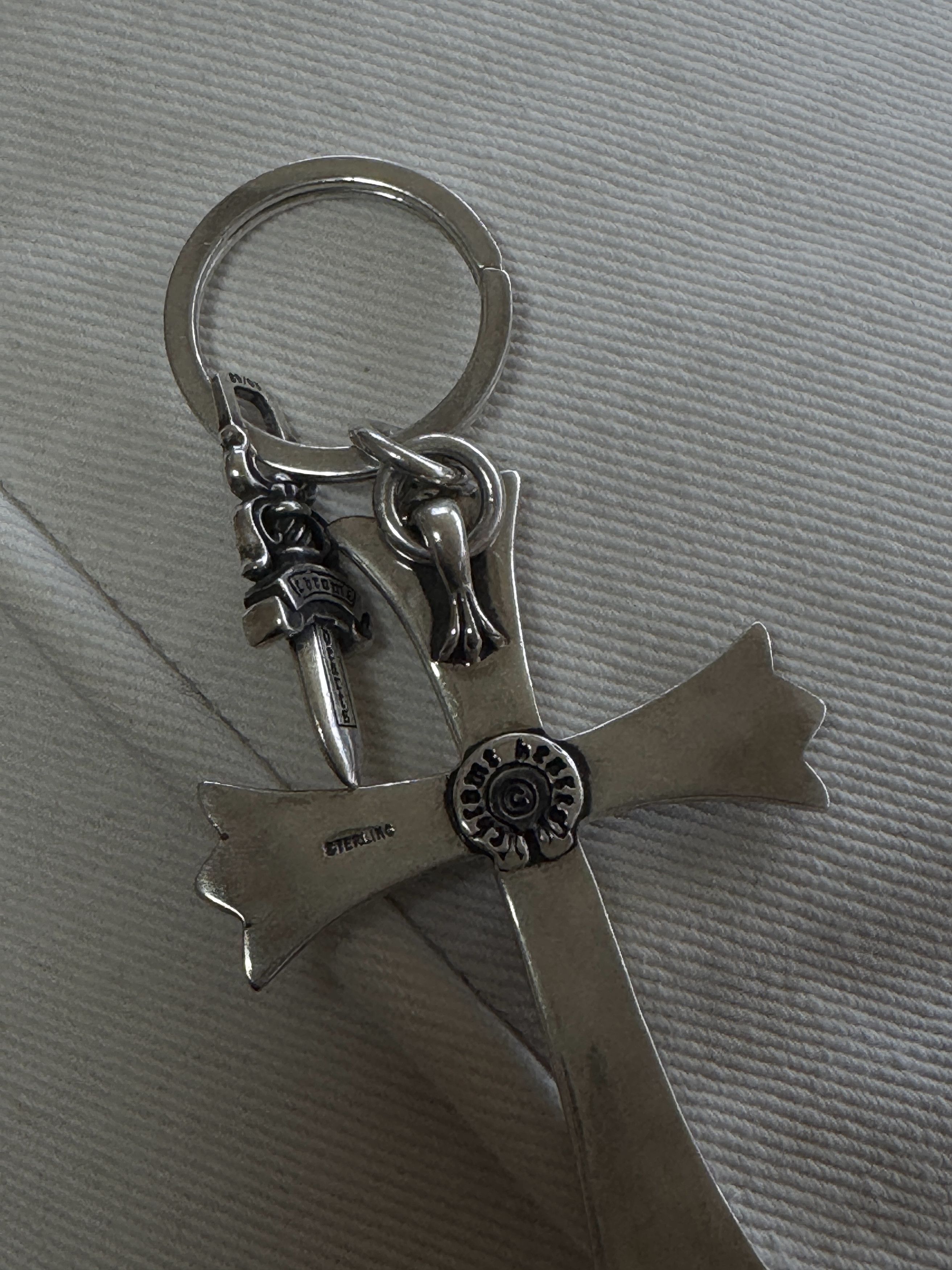 Chrome Hearts Chrome Hearts Cross Keychain With Dagger Size ONE SIZE - 11 Thumbnail
