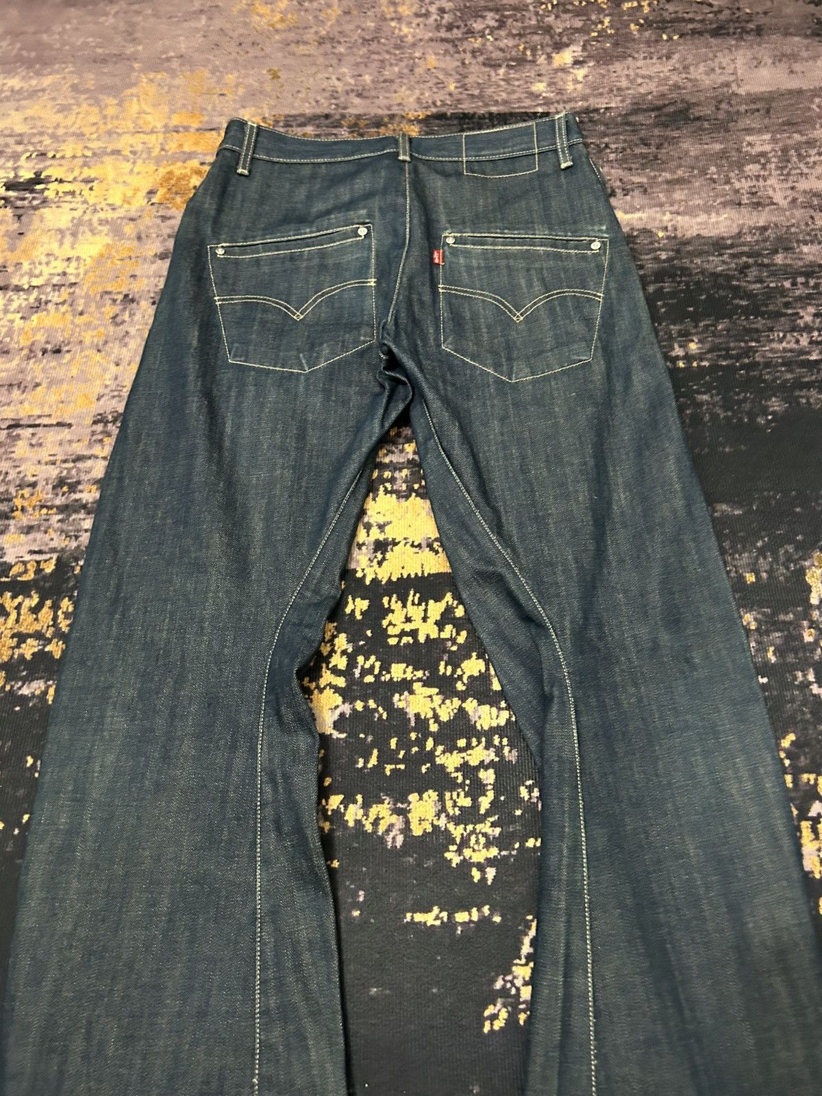 Engineered Garments × Levi's Levis Engineered Distressed Jeans Size US 31 - 6 Thumbnail