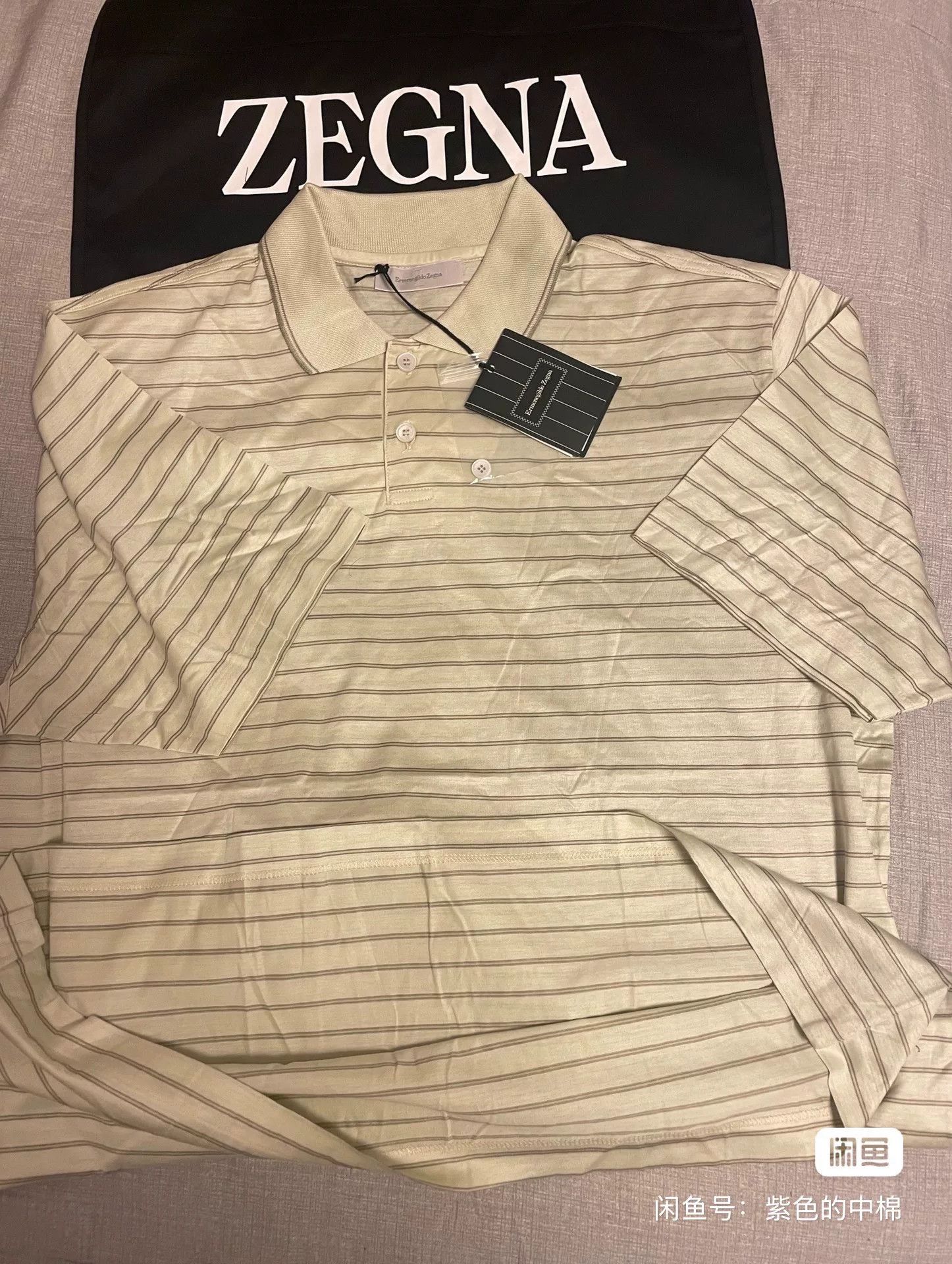 Ermenegildo Zegna Ermenegildo Zegna Polo Shirt Size 54 Size US L / EU 52-54 / 3 - 1 Thumbnail