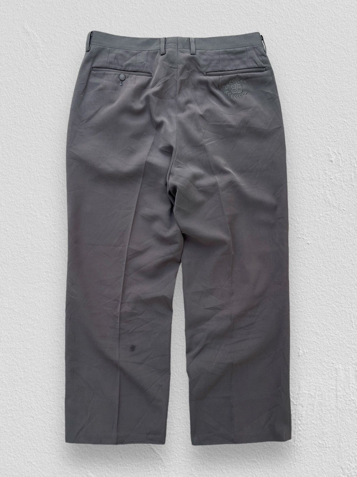 Balenciaga × Vintage 🔥Vintage Balenciaga 'BB' Logo Business Pants Size US 34 / EU 50 - 2 Thumbnail