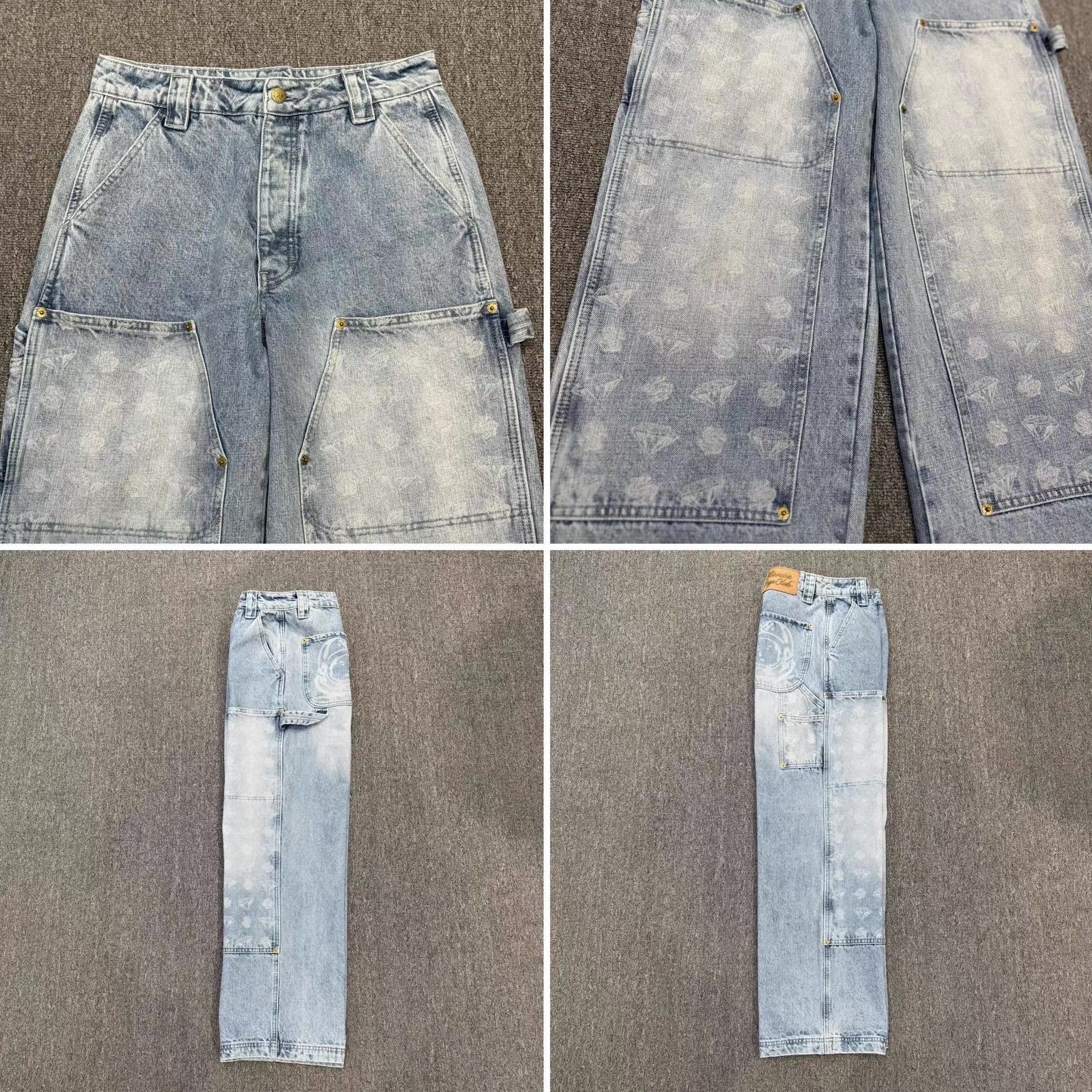 Billionaire Boys Club BBC Diamond Print Jeans Q5 Size US 36 / EU 52 - 3 Thumbnail