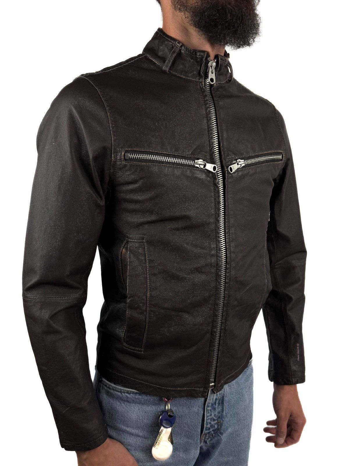G-Star G Star Raw Aero Leather Biker Jacket | Grailed