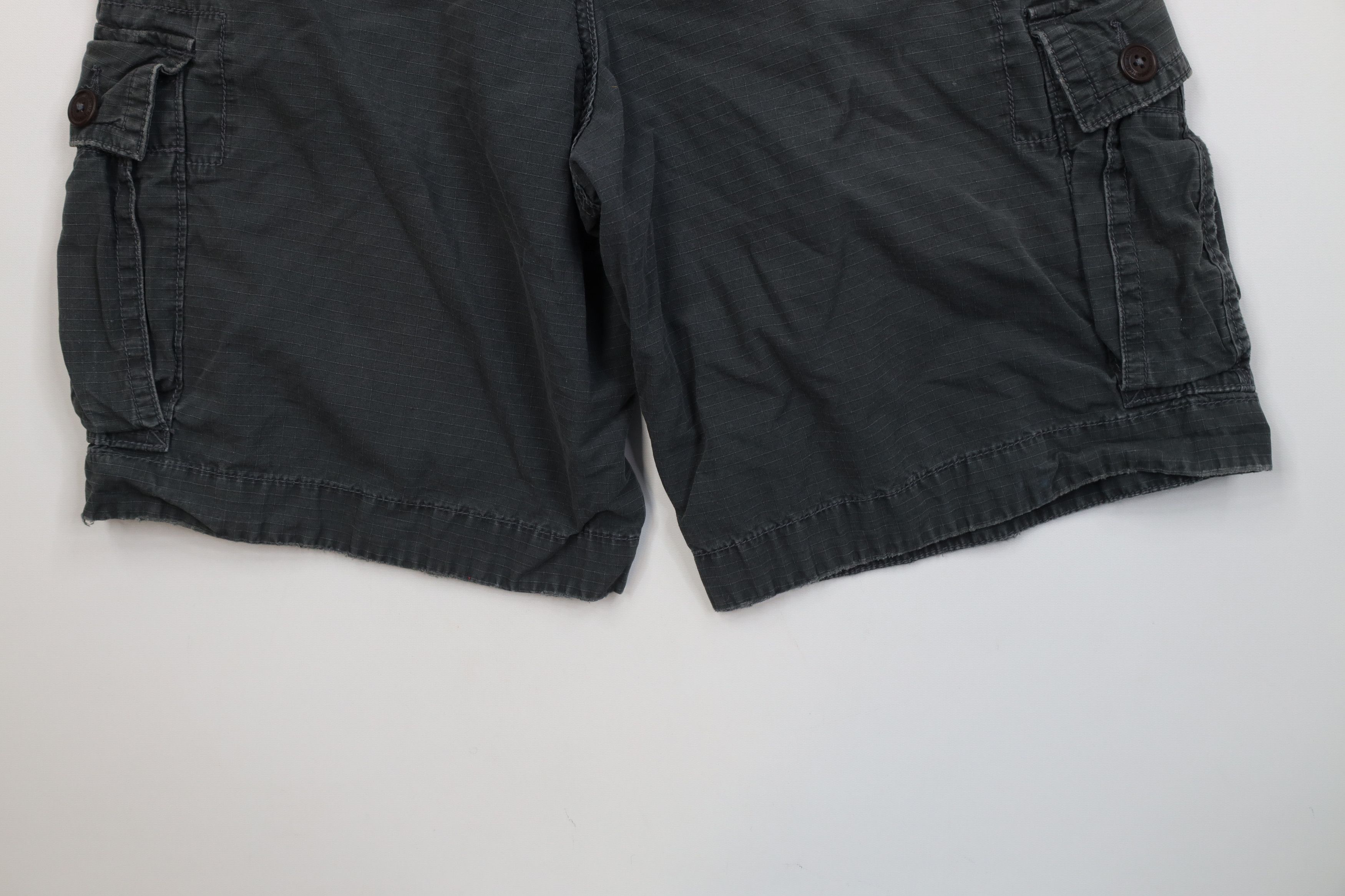 American Eagle Outfitters Vintage Y2K American Eagle Outfitters Cargo Shorts Gray Size US 34 / EU 50 - 14 Thumbnail