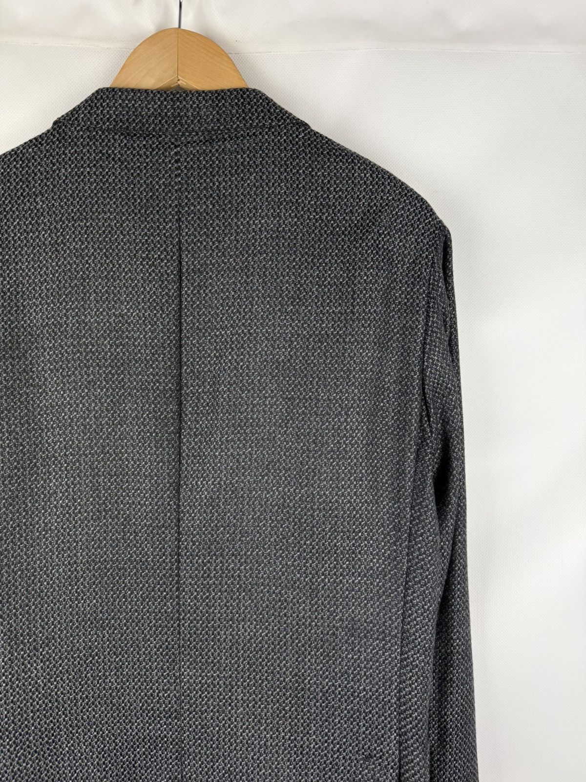 Z Zegna Z Zegna Drop 7 Shirt Wool Half Lined Blazer Jacket Sportcoat Size 40R - 17 Thumbnail