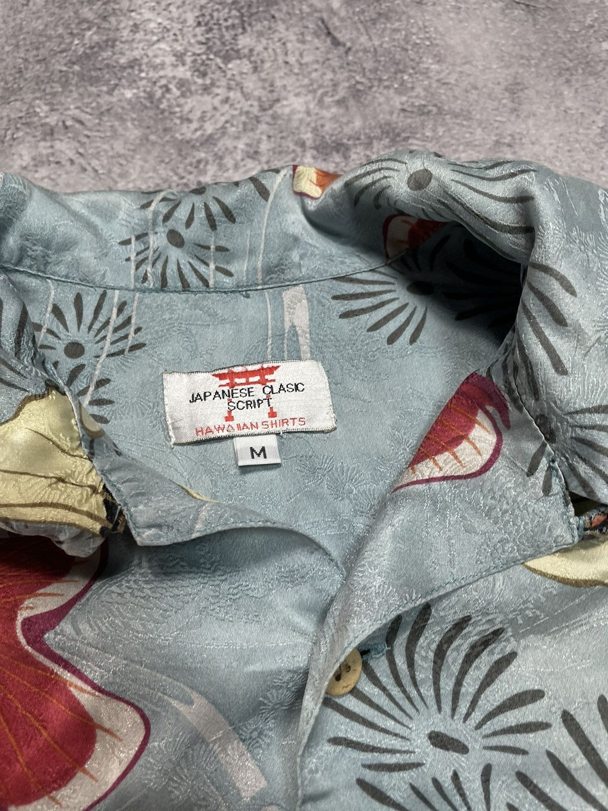 Japanese Brand Vtg Archive Japanese Script Rayon S/S Shirt Aloha Size US M / EU 48-50 / 2 - 5 Thumbnail