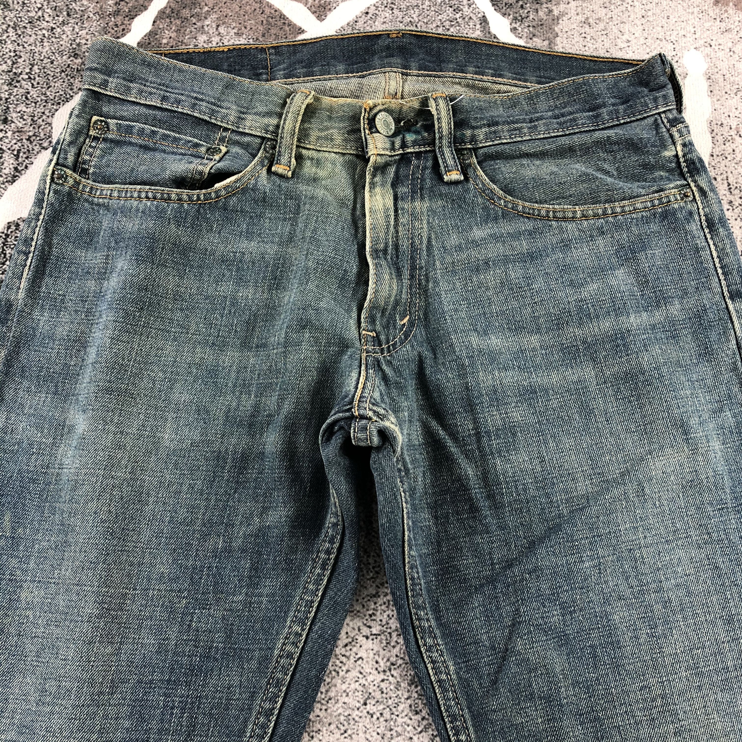 Levi's Vintage Levi's 514 Jeans Faded Blue Denim KJ1016 Size US 31 - 3 Thumbnail