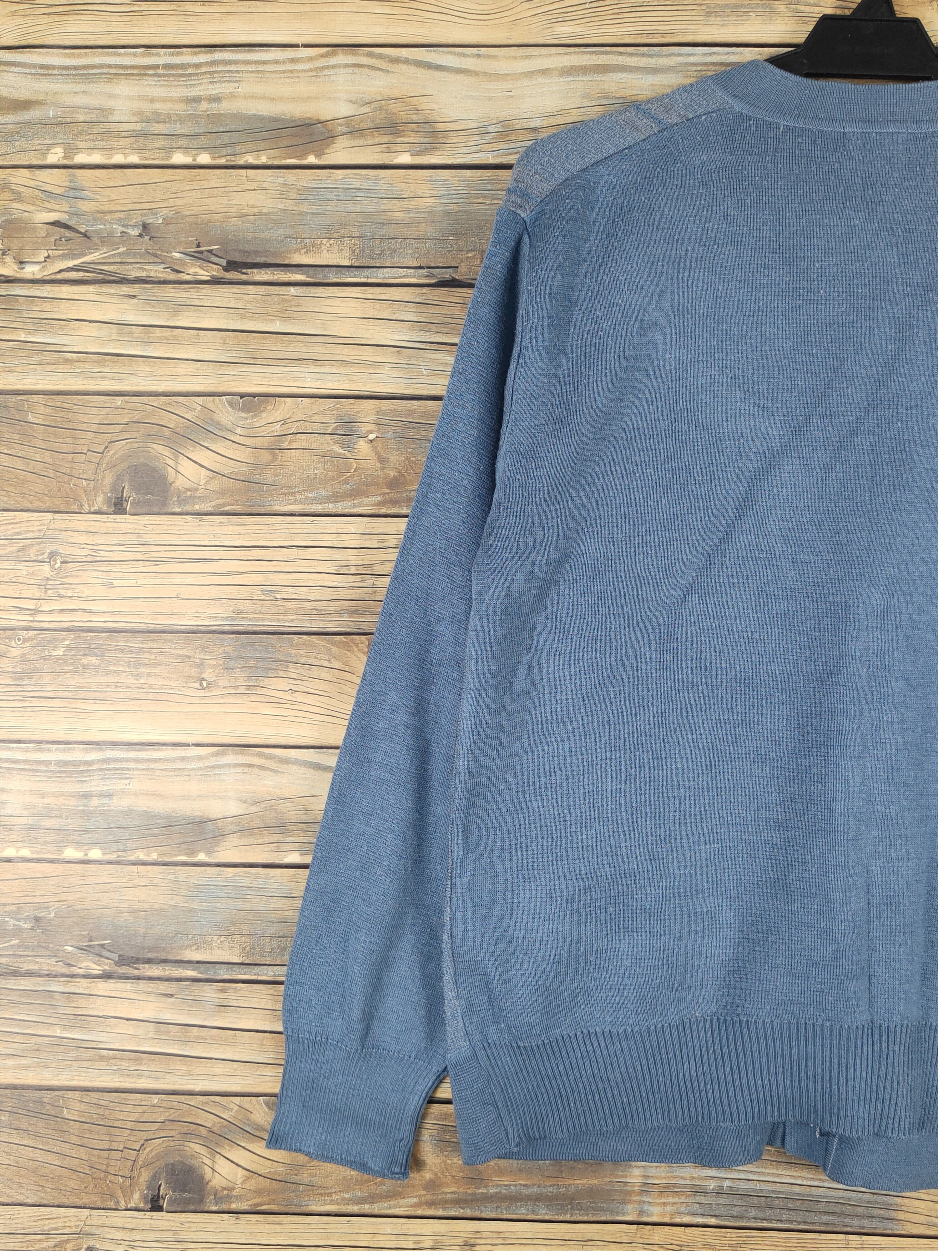Homespun Knitwear × Japanese Brand Pinnacle Alps Blue Knitwear Cardigan #W1284$0 Size US M / EU 48-50 / 2 - 8 Thumbnail