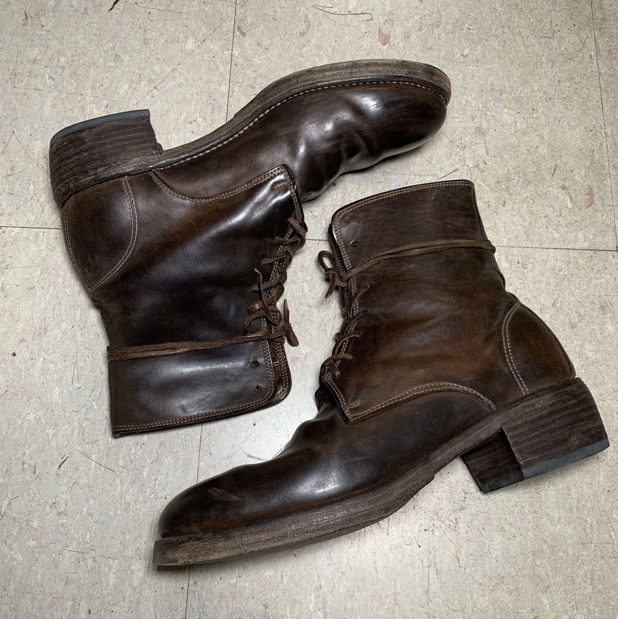 Guidi Guidi 795v Brown Leather Boots Men’s EU 41 / US 8 Size US 8 / EU 41 - 4 Thumbnail