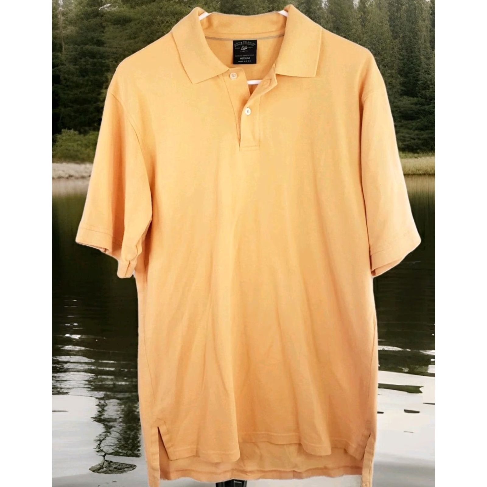 Bills Khakis Bills Khakis Polo Shirt Mens M Cantalope Orange Short Sleeve Cotton Polo Shirt Cantalope Orange Mens M Size US M / EU 48-50 / 2 - 2 Thumbnail