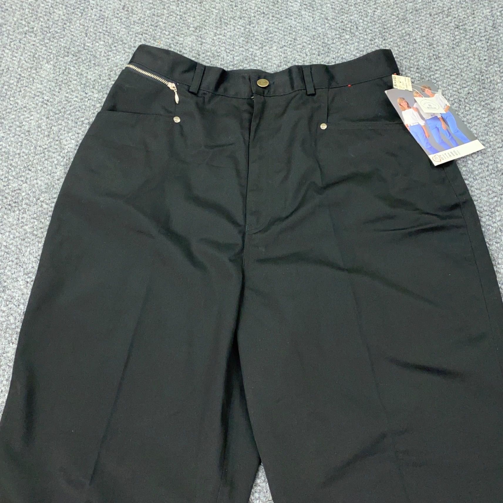 Vintage VINTAGE Gitano Jeans Womens Size 16 Black Tapered High-Rise Mom 80s NWT Size 38" / US 16 / IT 52 - 2 Thumbnail