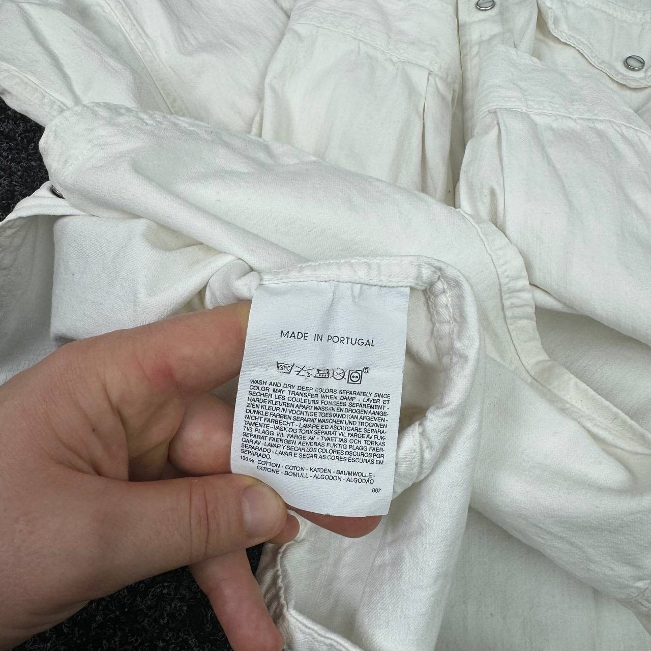 Levi's Levis vintage 90s shirt white american style overshit rare Size US L / EU 52-54 / 3 - 7 Thumbnail