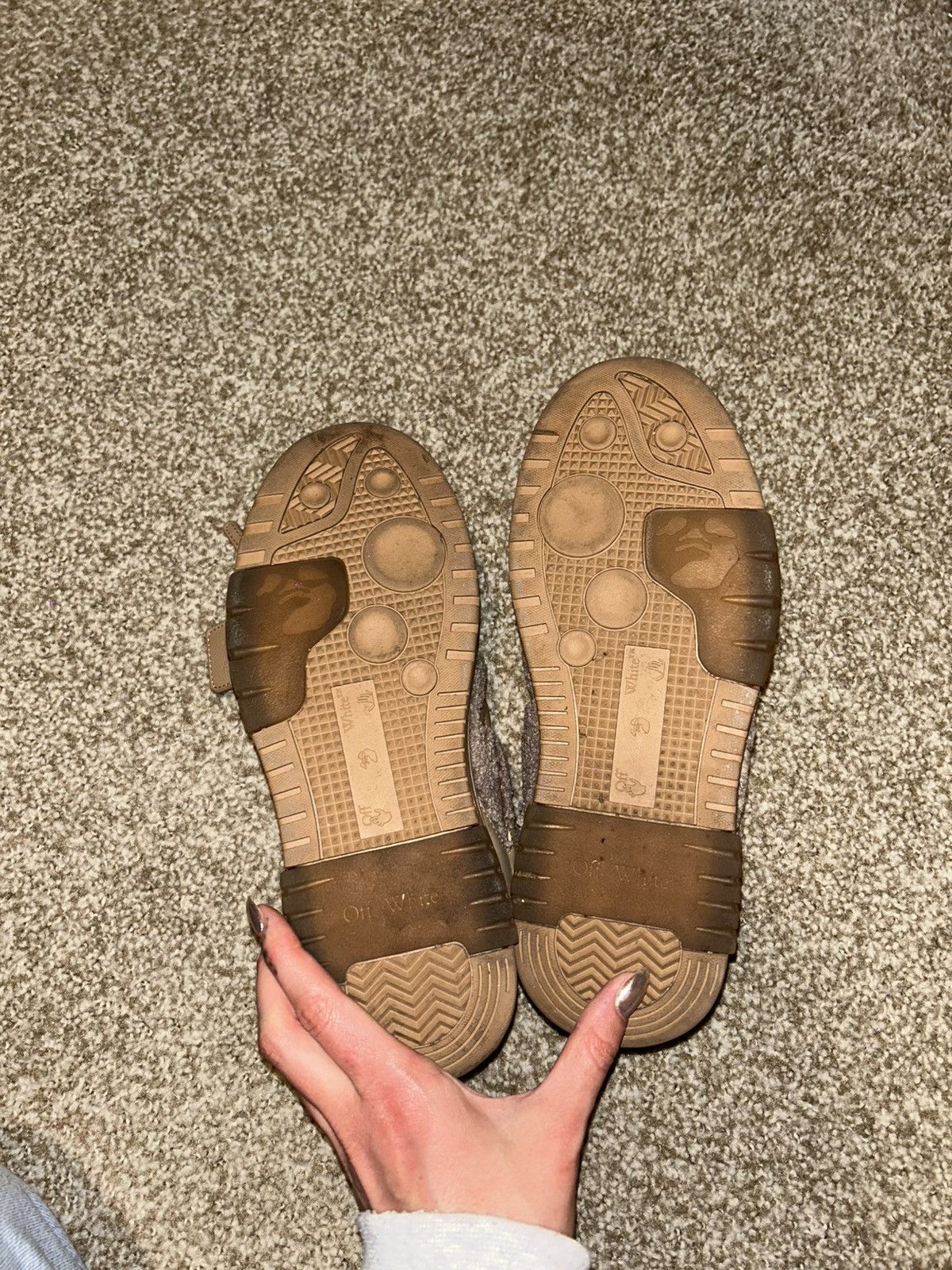 Off-White RARE Women’s out of office fur sneaker Size US 8.5 / IT 38.5 - 3 Thumbnail
