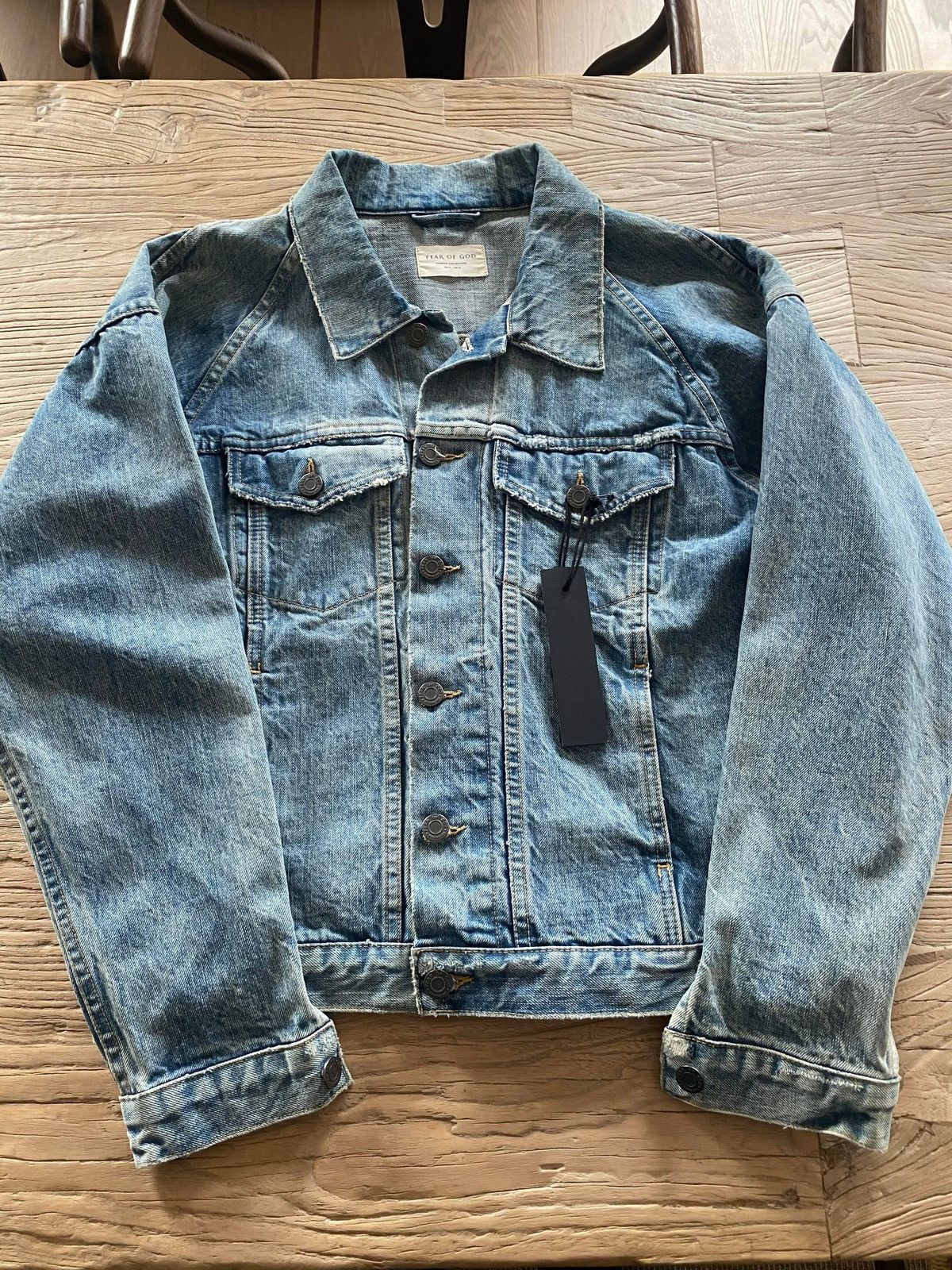 ジャケット・アウター Fear of God 4th denim tracker jacket Fear of God Fourth Collection Denim Jacket – Justin Reed