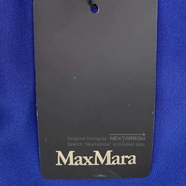 Max Mara Max Mara Blue Suit Straight Leg Casual Trousers Size 37" - 7 Thumbnail