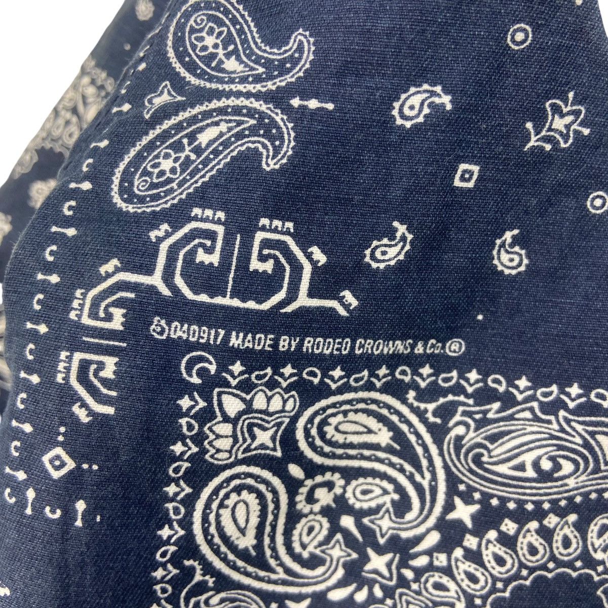 Japanese Brand Rodeo Crowns And Co. Wide Bowl Paisley Bomber Style Size US M / EU 48-50 / 2 - 8 Thumbnail