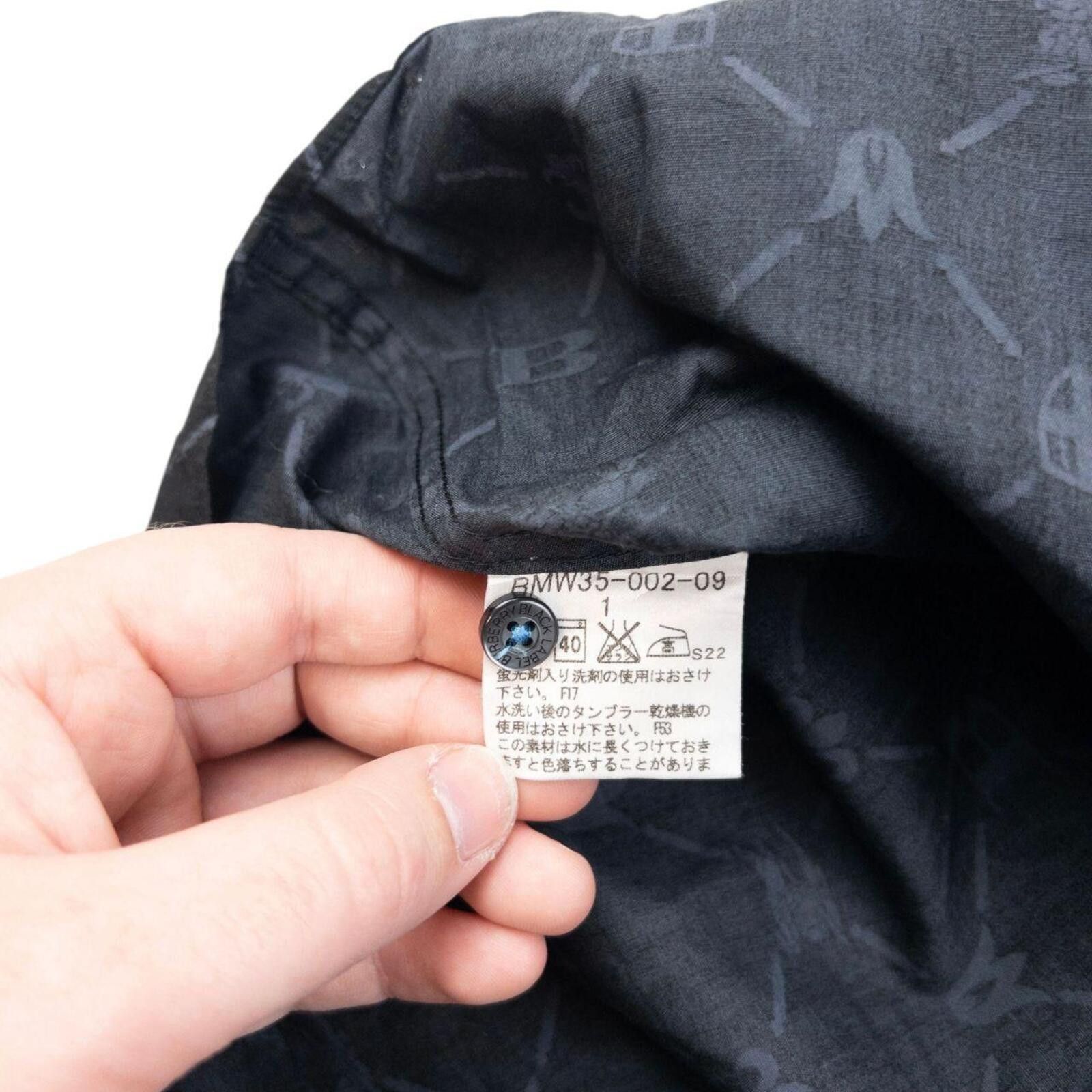 Burberry Vintage 2000s Burberry Black Label Monogram Shirt Size XS Size US XS / EU 42 / 0 - 5 Thumbnail