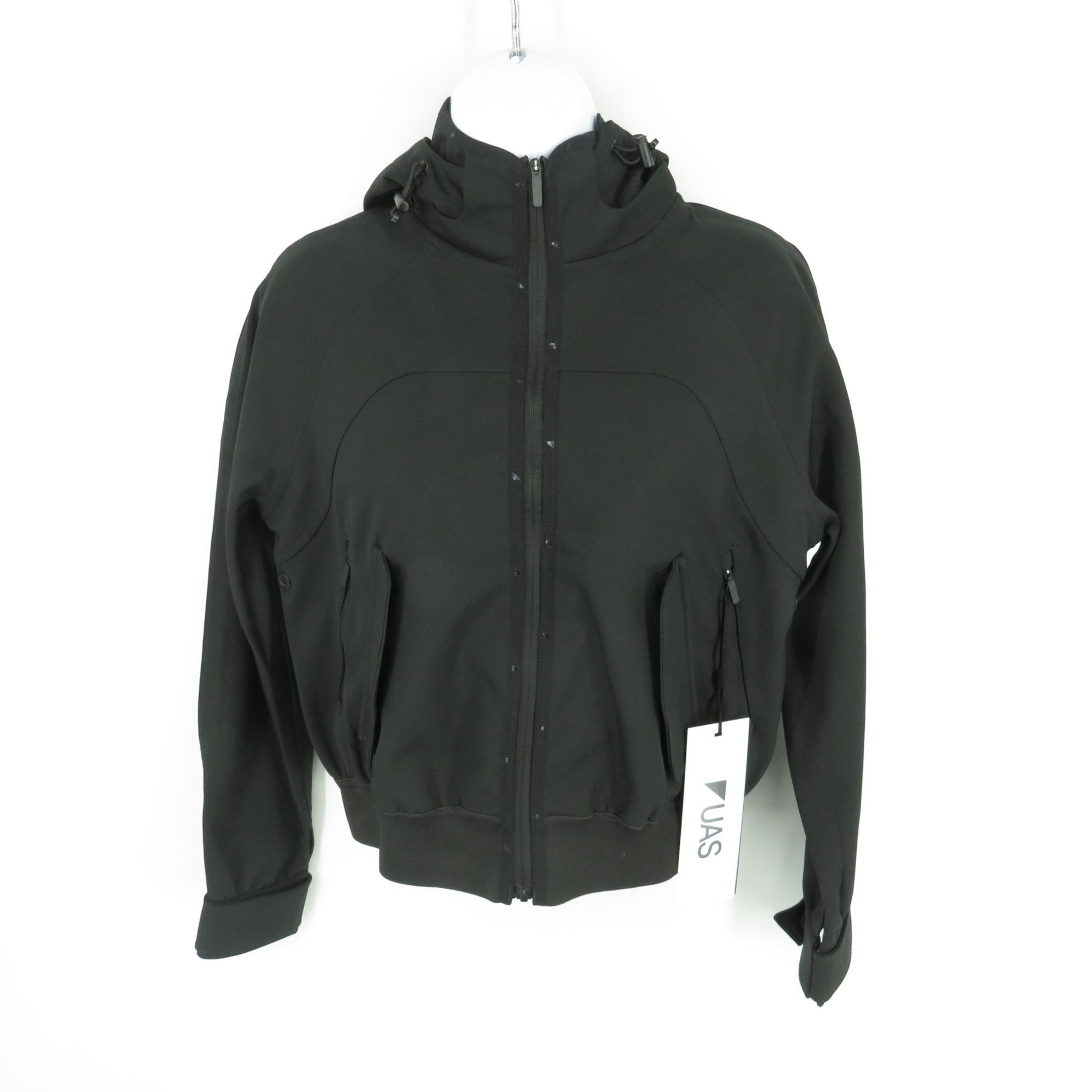 Under Armour Under Armour Womens Bonded Black Hooded Jacket XS NWT $320 Size XS / US 0-2 / IT 36-38 - 1 Thumbnail