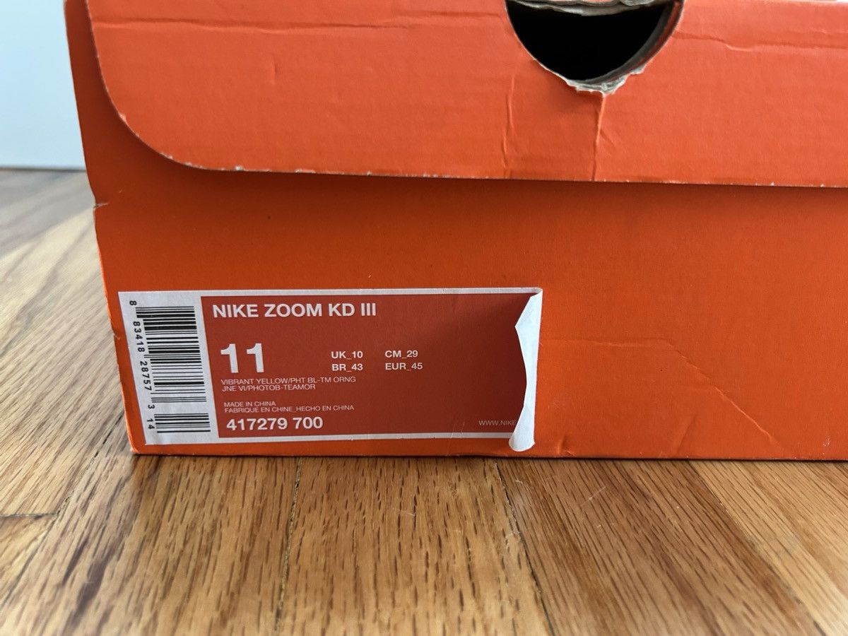 Nike Nike Zoom KD 3 III Christmas 2010 Size 11 Size US 11 / EU 44 - 5 Thumbnail